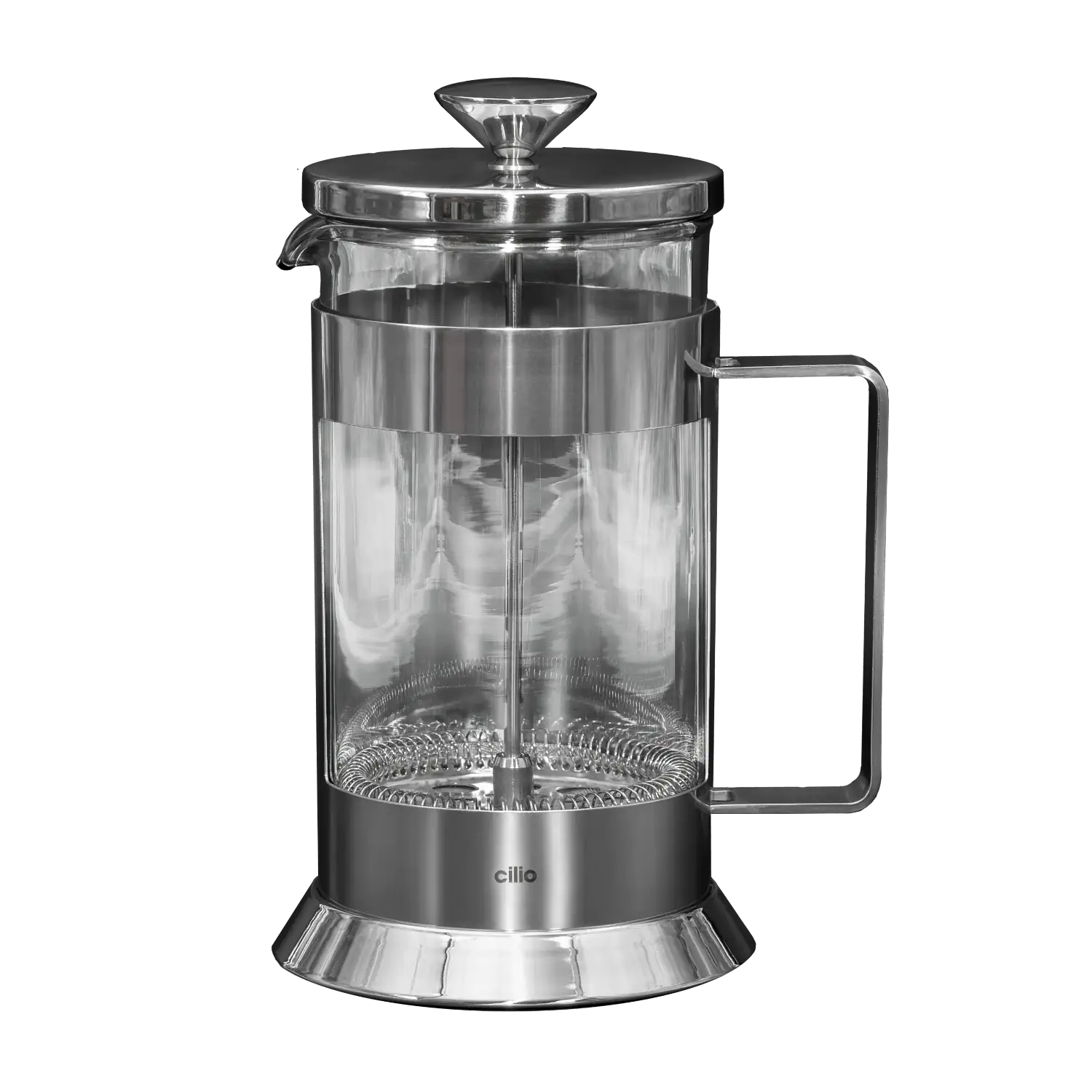 Cilio Kaffeebereiter Laura, 1 l, Edelstahl Kaffeebereiter „Laura“ aus Edelstahl mit 1 Liter Volumen