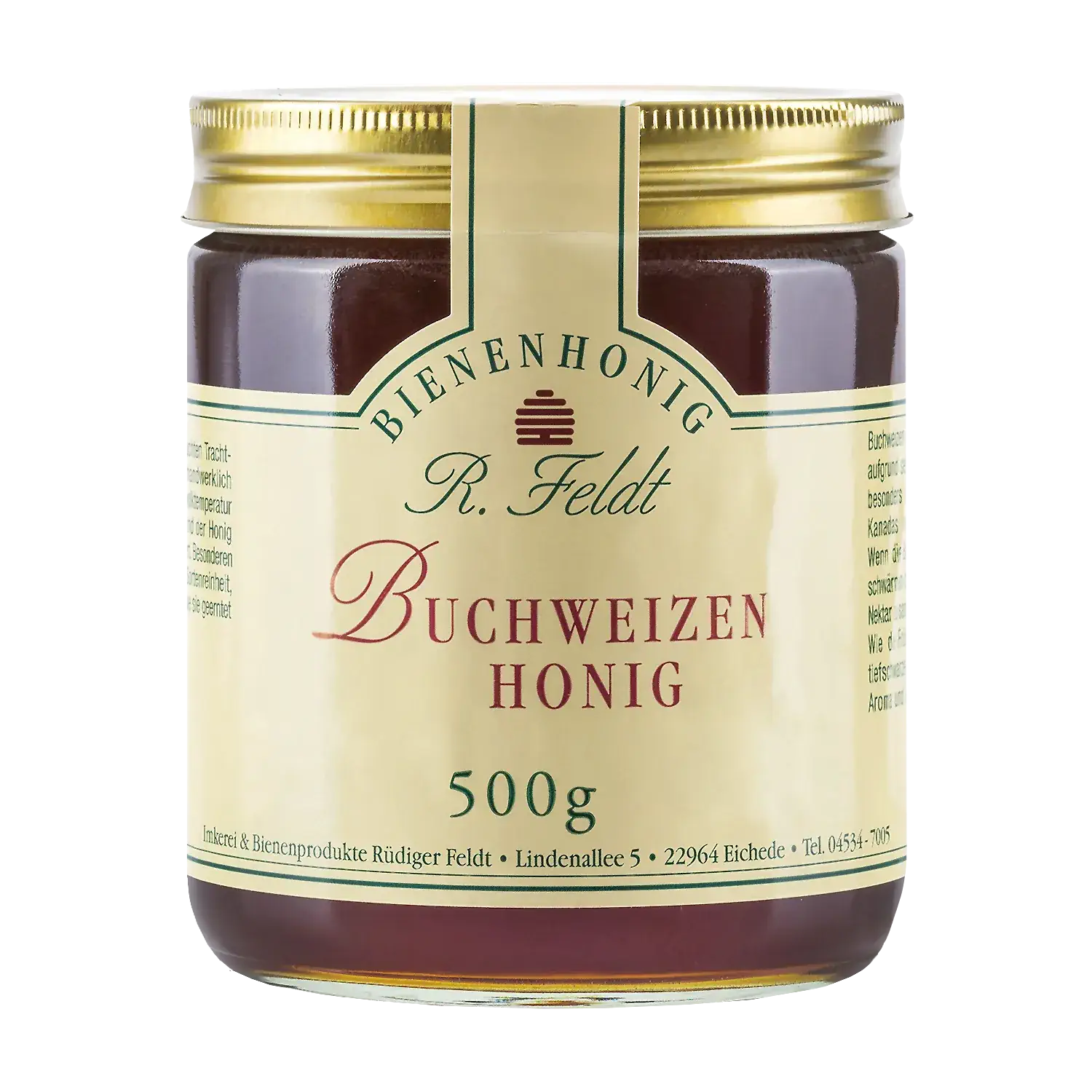 Buchweizenhonig Buchweizenhonig im Glas