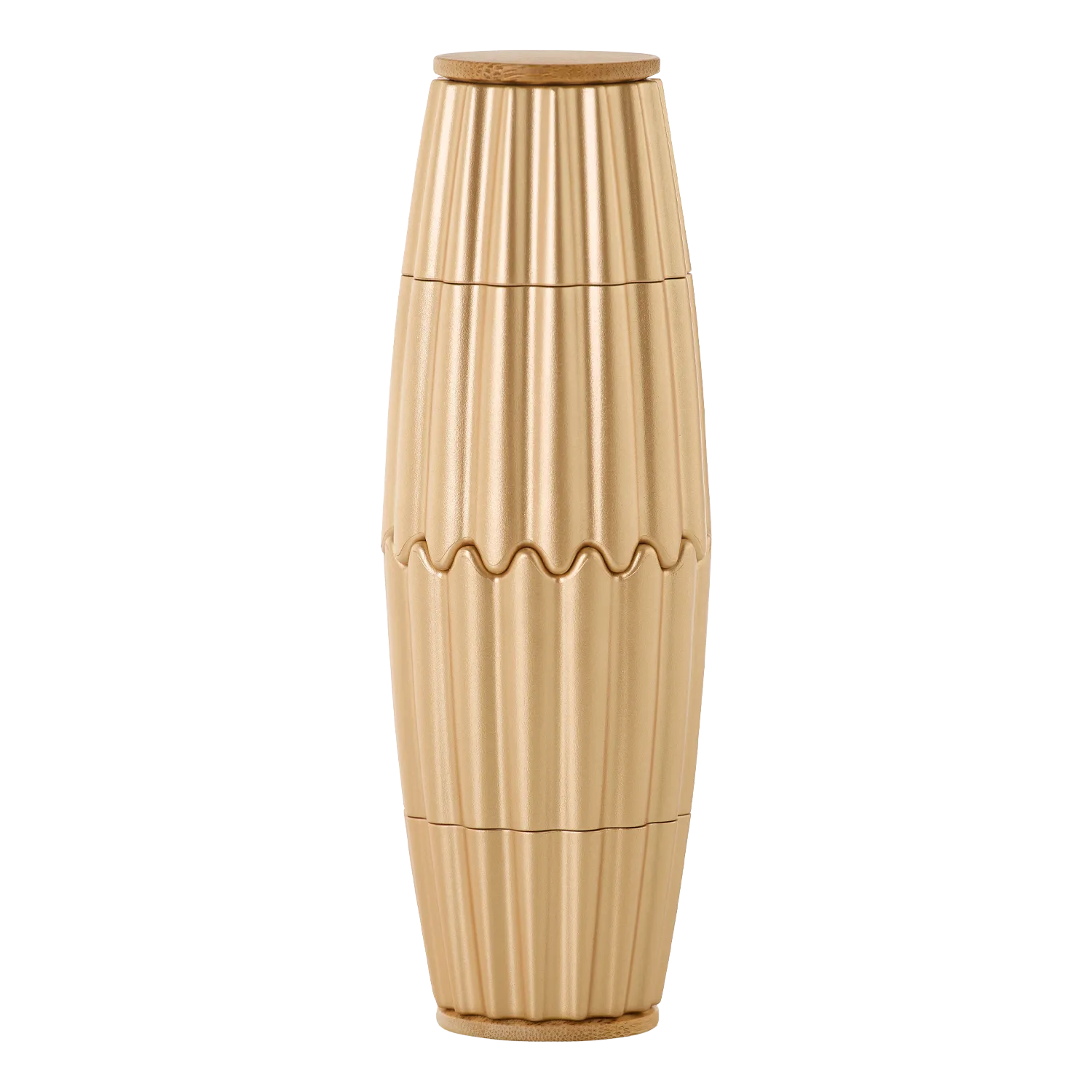 AdHoc Salz- und Pfeffermühle MagTwo, Magnetische Doppelmühle, 19,5 cm, gold