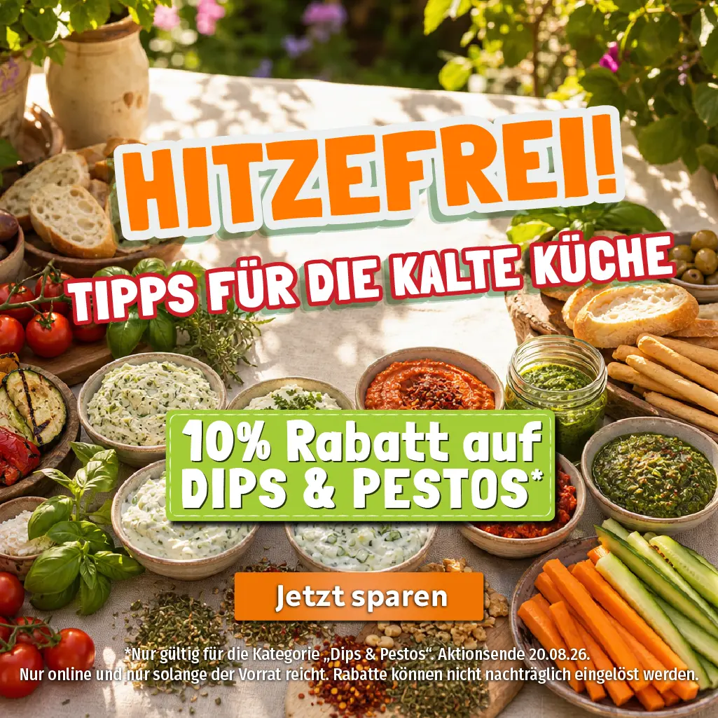 NL Hitzefrei Header mobile Dips Pestos