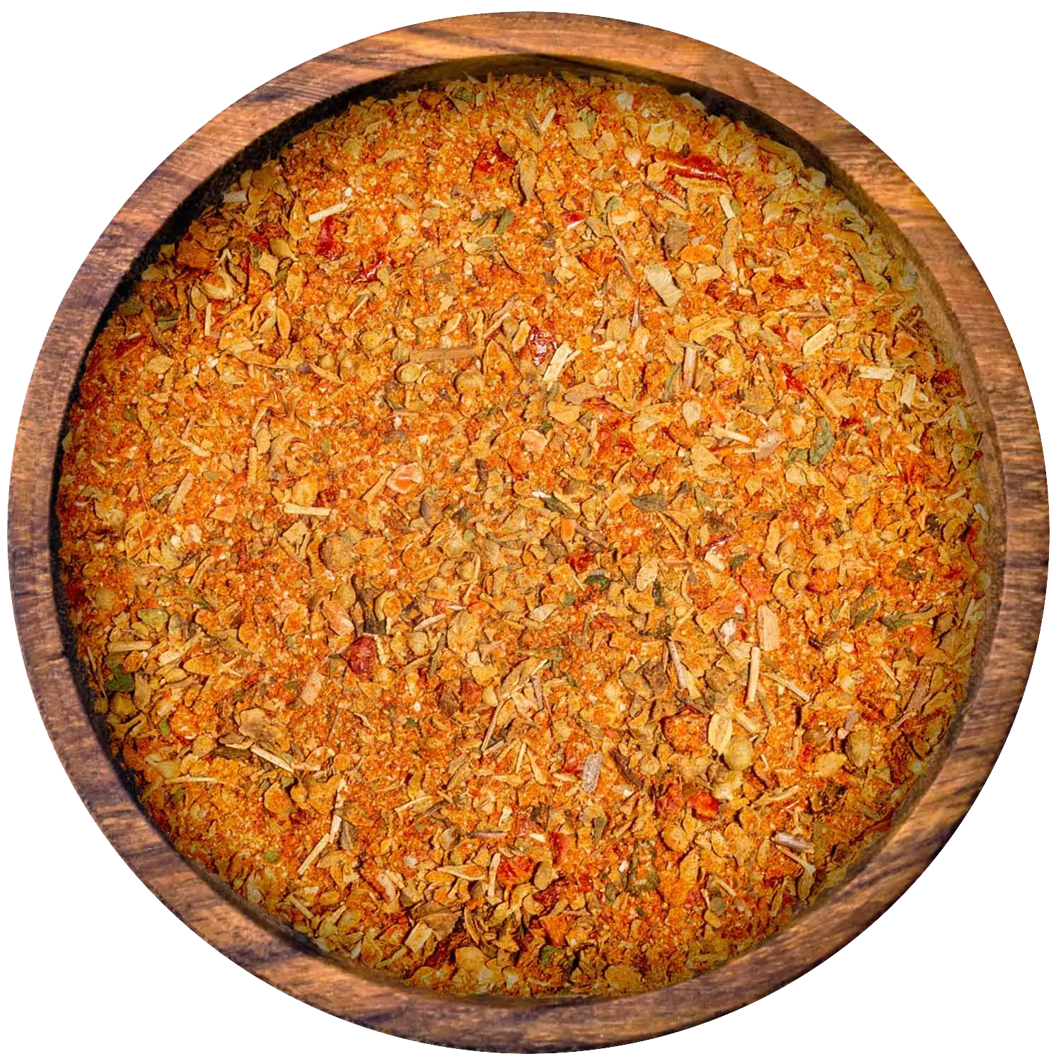 Bolognese Gewürz, italienische Gewürzmischung, gemahlen Vorderansicht eines Beutels mit Bolognese-Gewürz