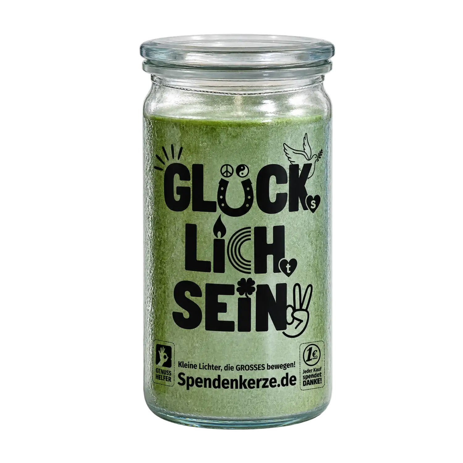 Spendenkerze Winterwald