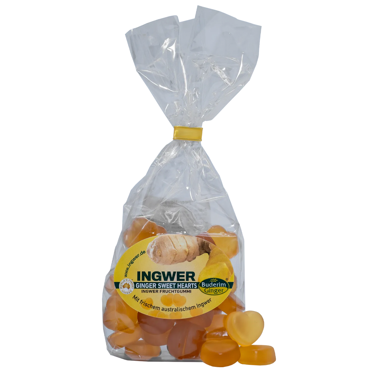 Ginger Sweet Hearts, Fruchtgummi-Ingwer-Herzen