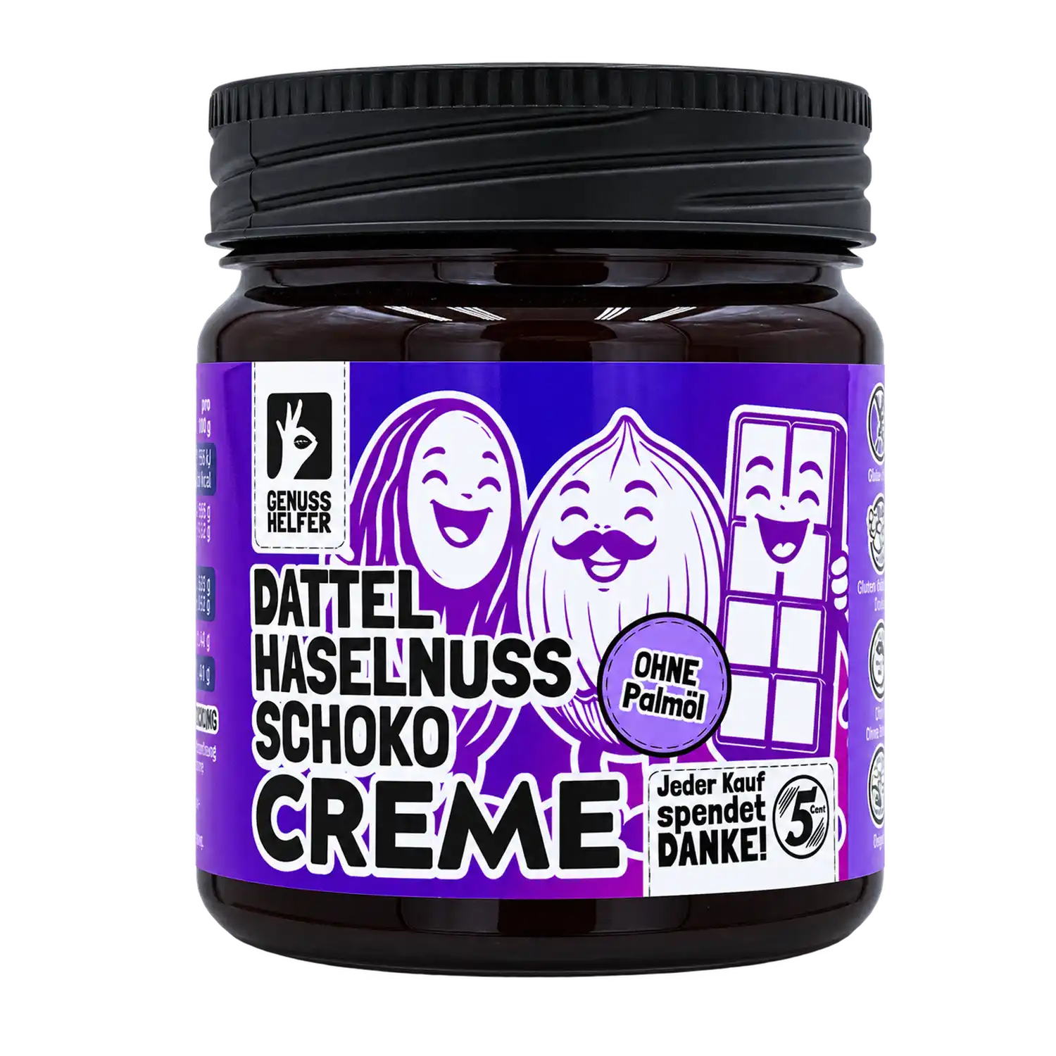Dattel-Haselnuss-Schoko-Creme