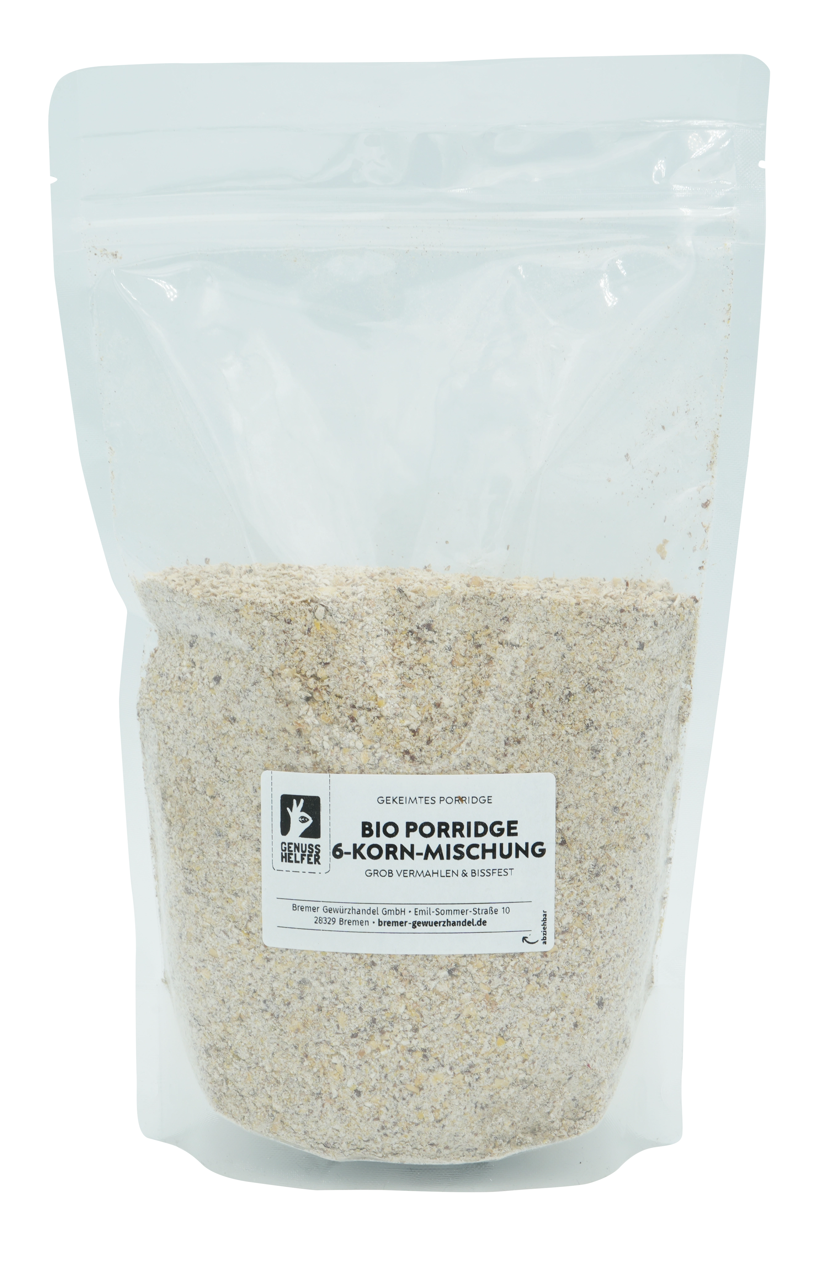 Gekeimtes Porridge, 6-Korn, BIO