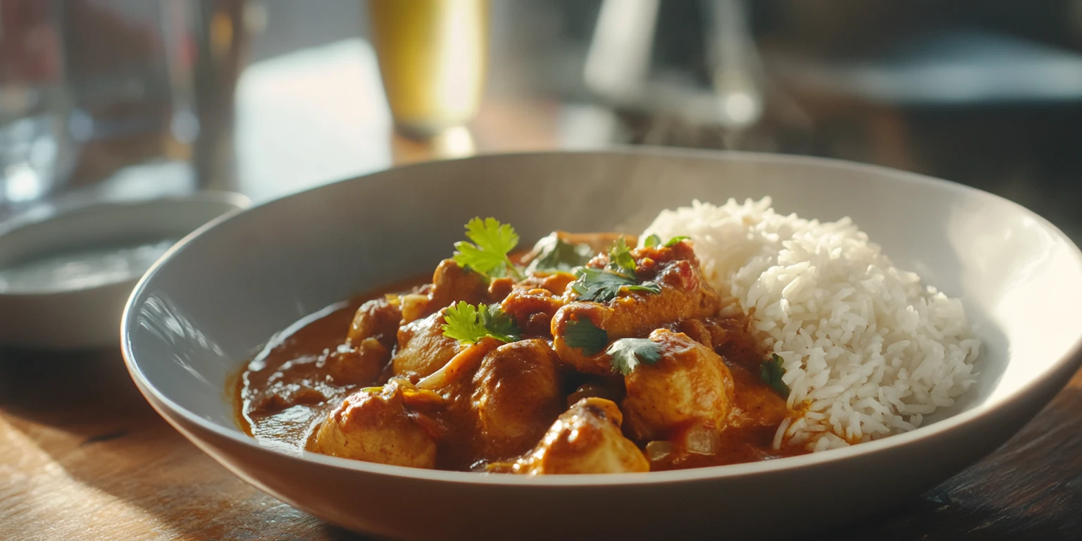 Indisches Hähnchencurry mit gemahlener Garam Masala-Gewürzmischung