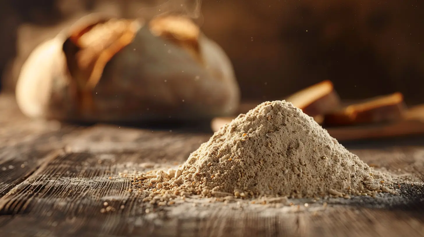 Gekeimtes Getreide Saaten Brot Brotbacken Mehl