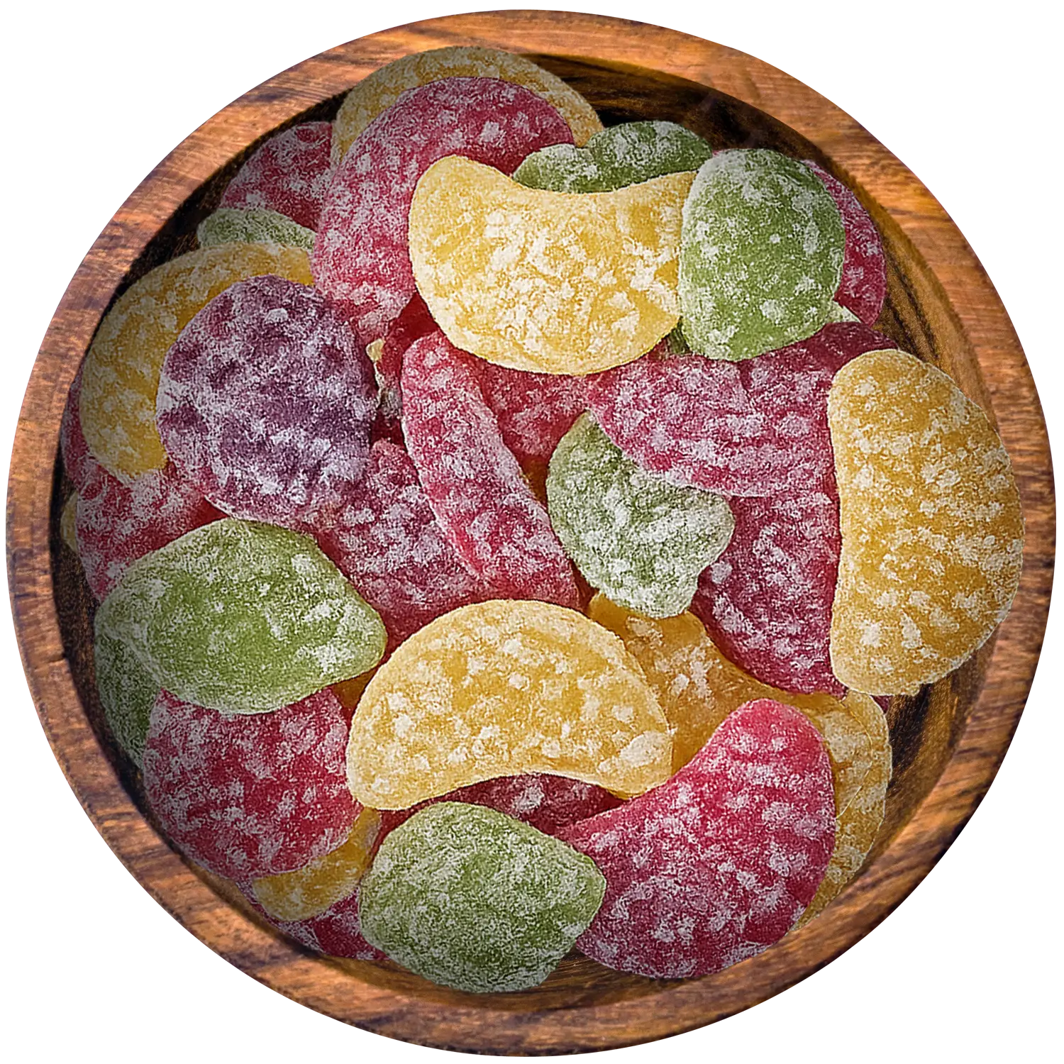 Fruttini-Mix BIO, bezuckerte Geleefrüchte