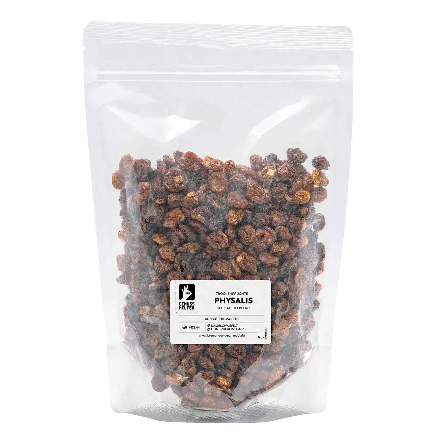 Großgebinde-Beutel mit getrockneten Physalis, 900 g