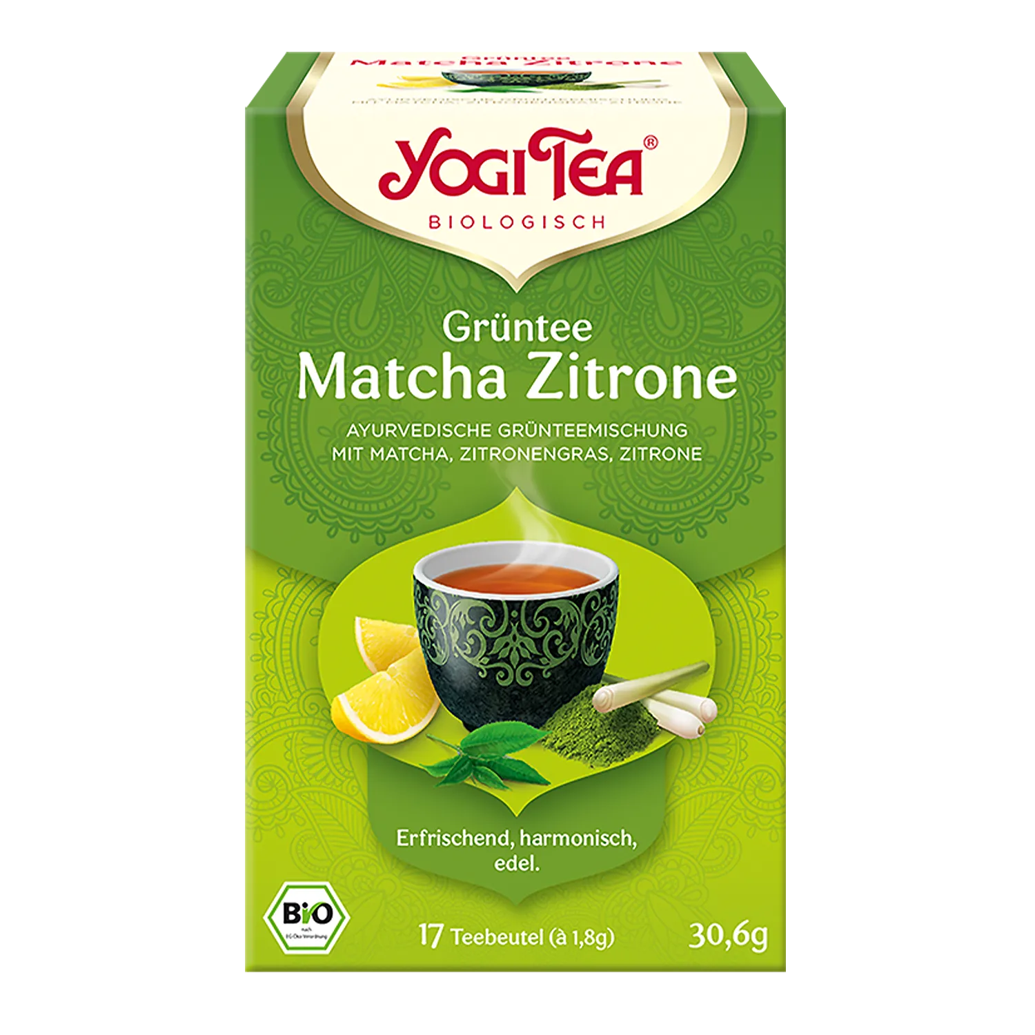 YOGI TEA® Matcha Zitrone, Grüntee, BIO