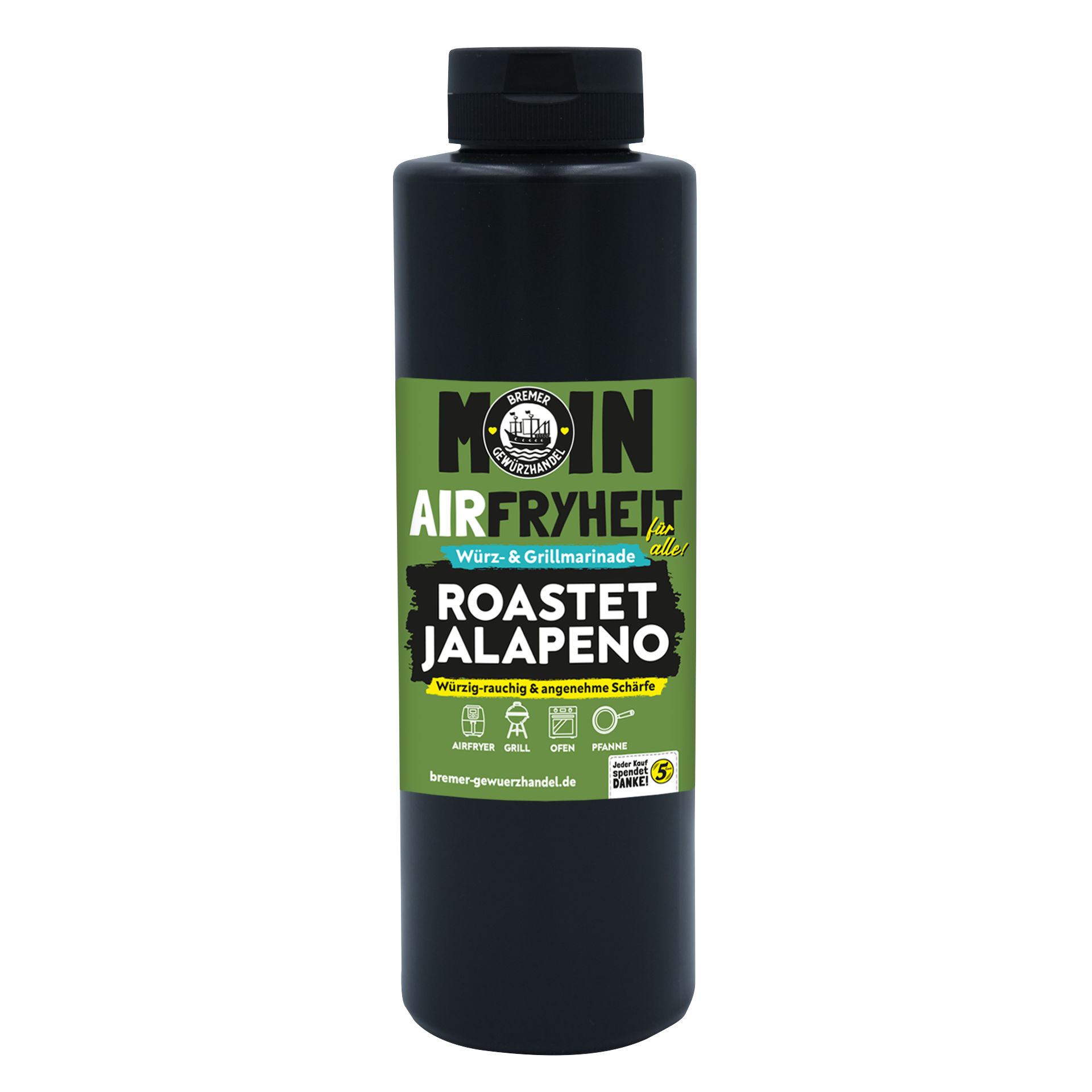 Airfryheit Würz- und Grillmarinade „Roasted Jalapeño“