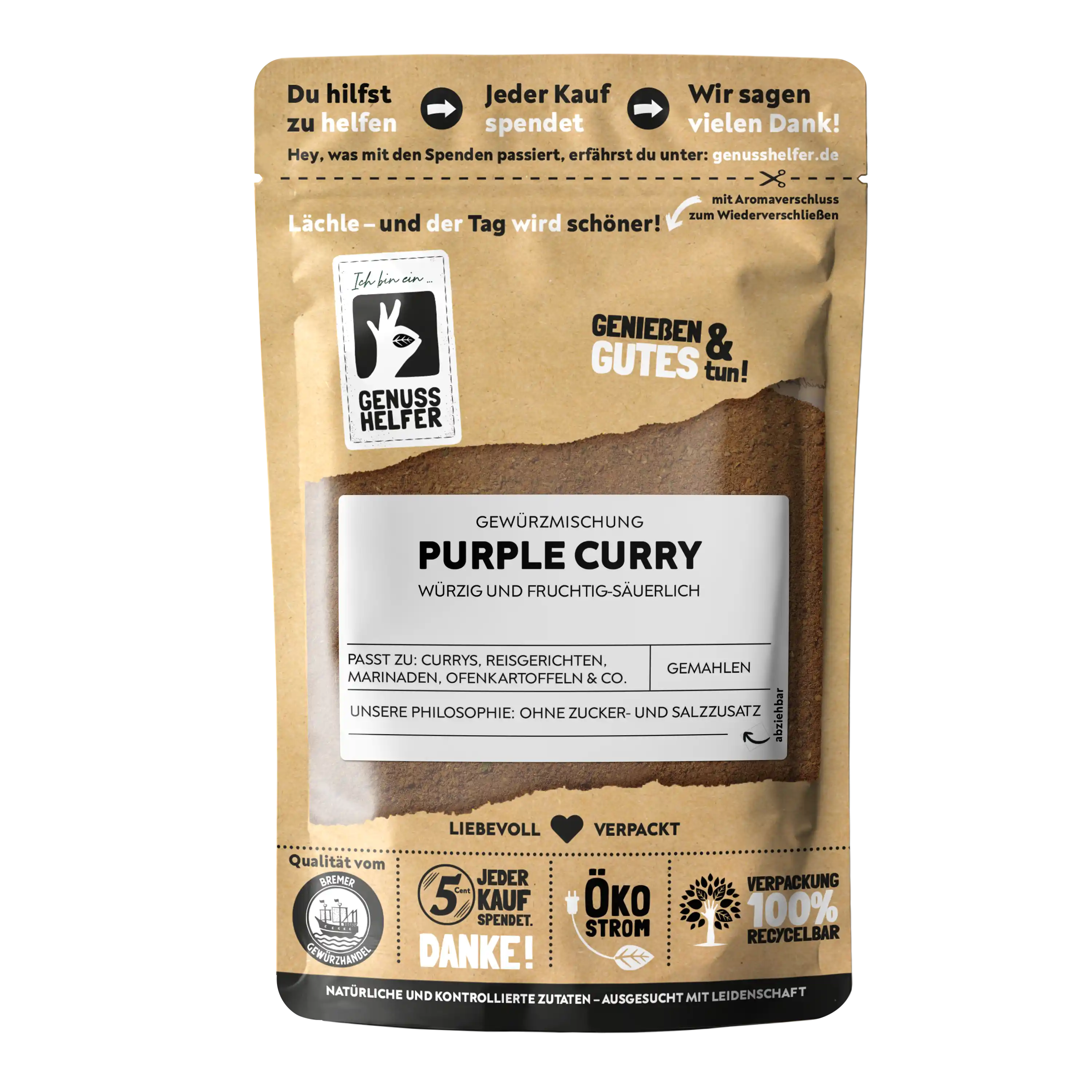 Purple Curry, gemahlen