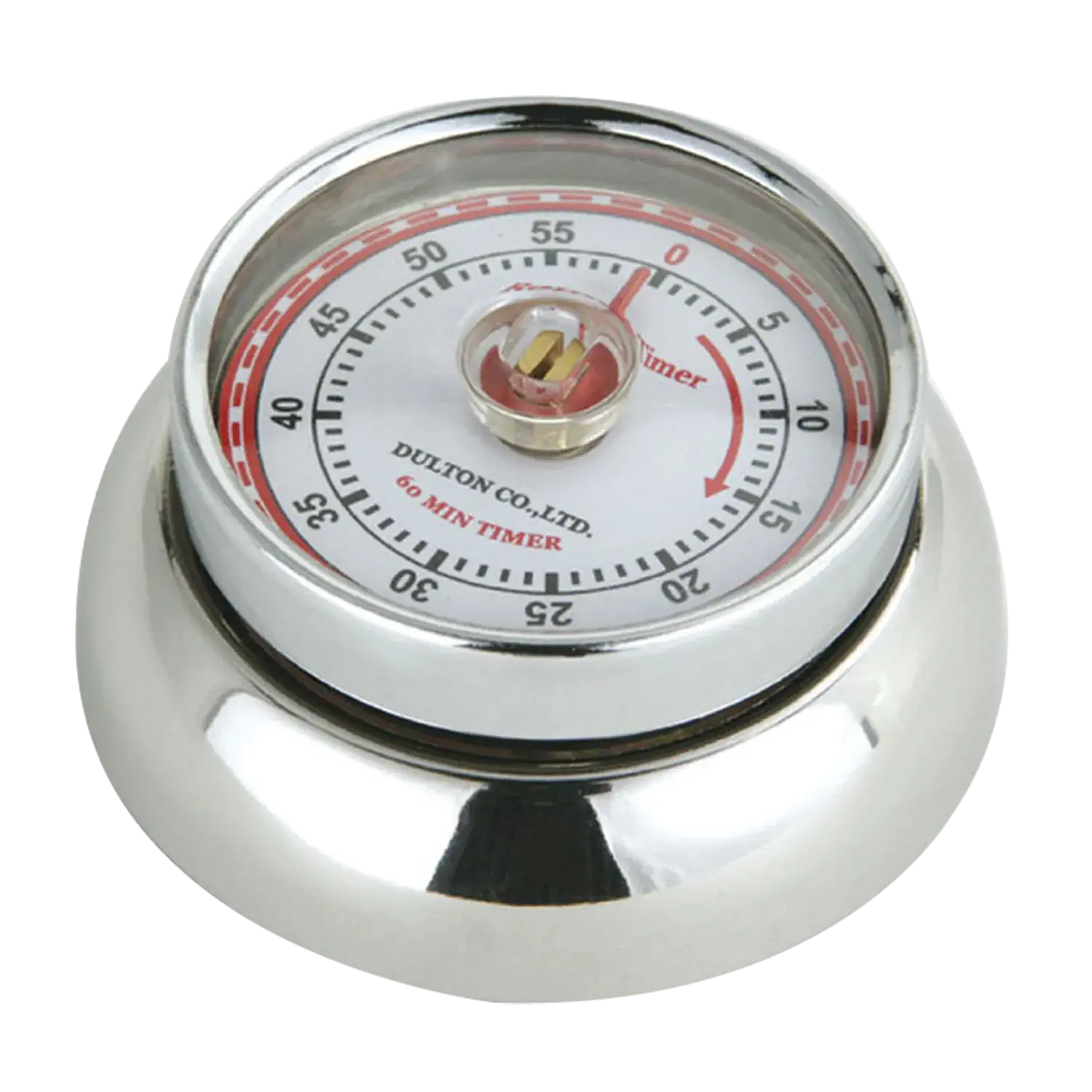 Zassenhaus Küchentimer / Eieruhr retro, Edelstahl Küchentimer „Retro“ von Zassenhaus in Edelstahl