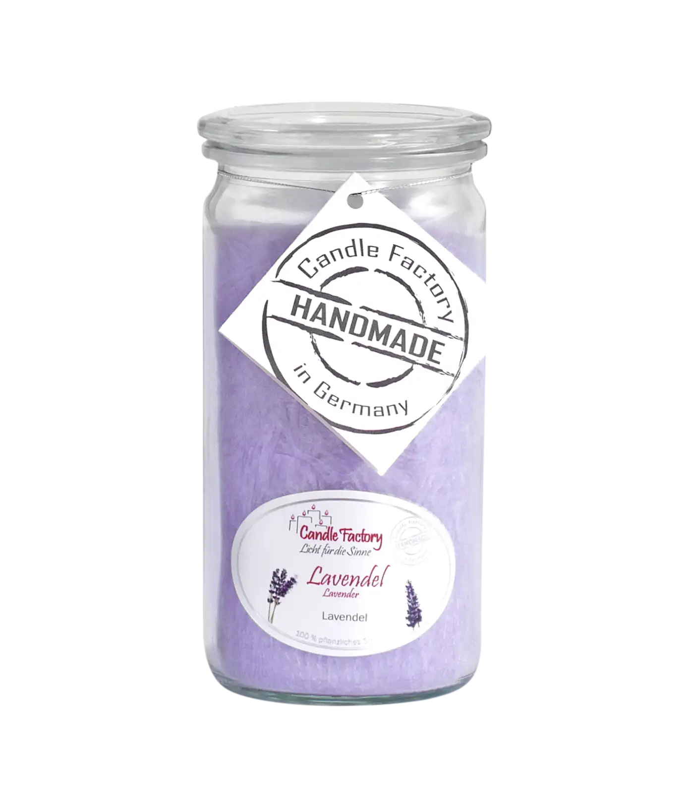 Spendenkerze Lavendel