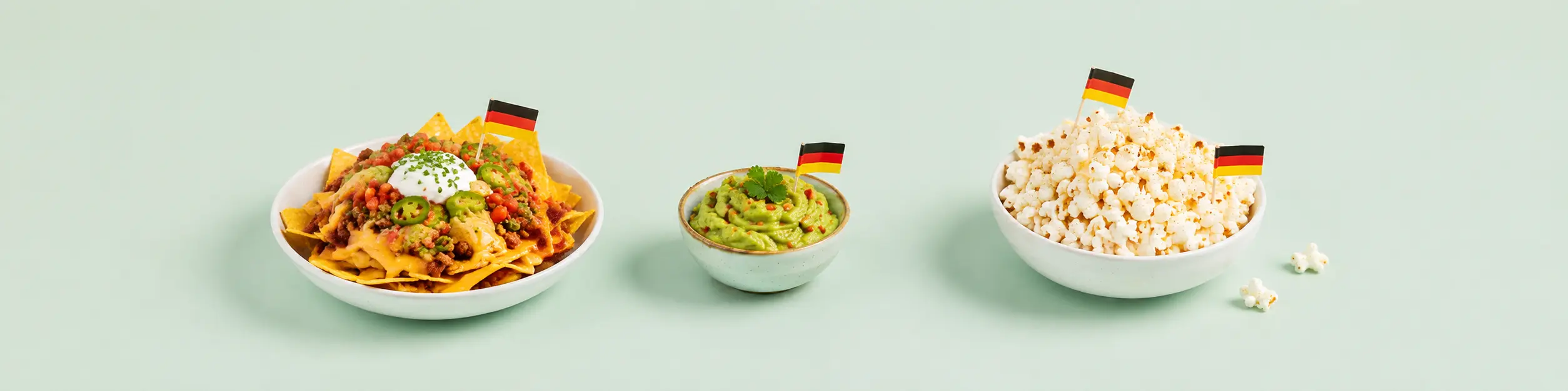 Fussball WM 2026 WM Helden Snacks FingerFood Szenebild