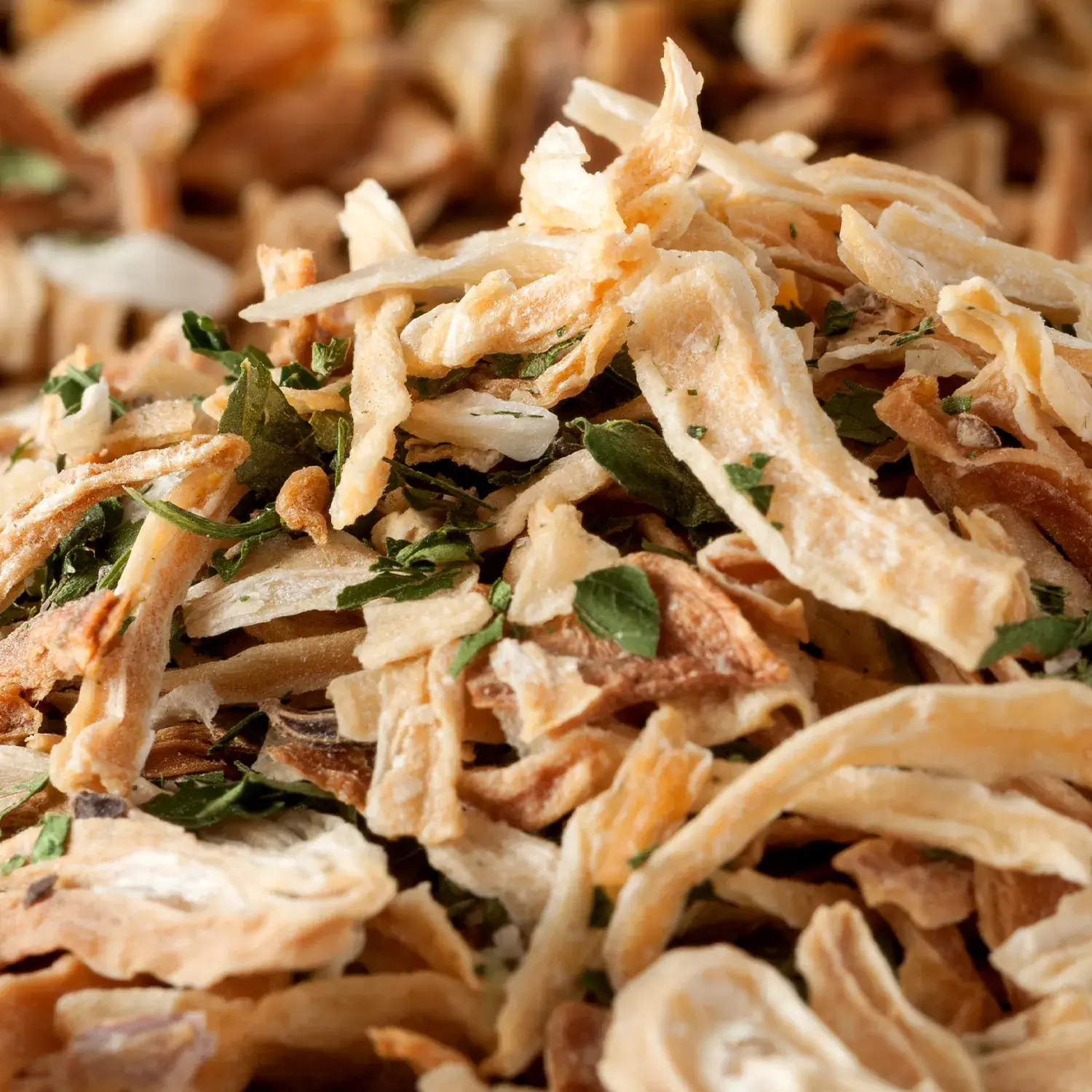 Nahaufnahme von grober Bratkartoffel-Gewürzmischung