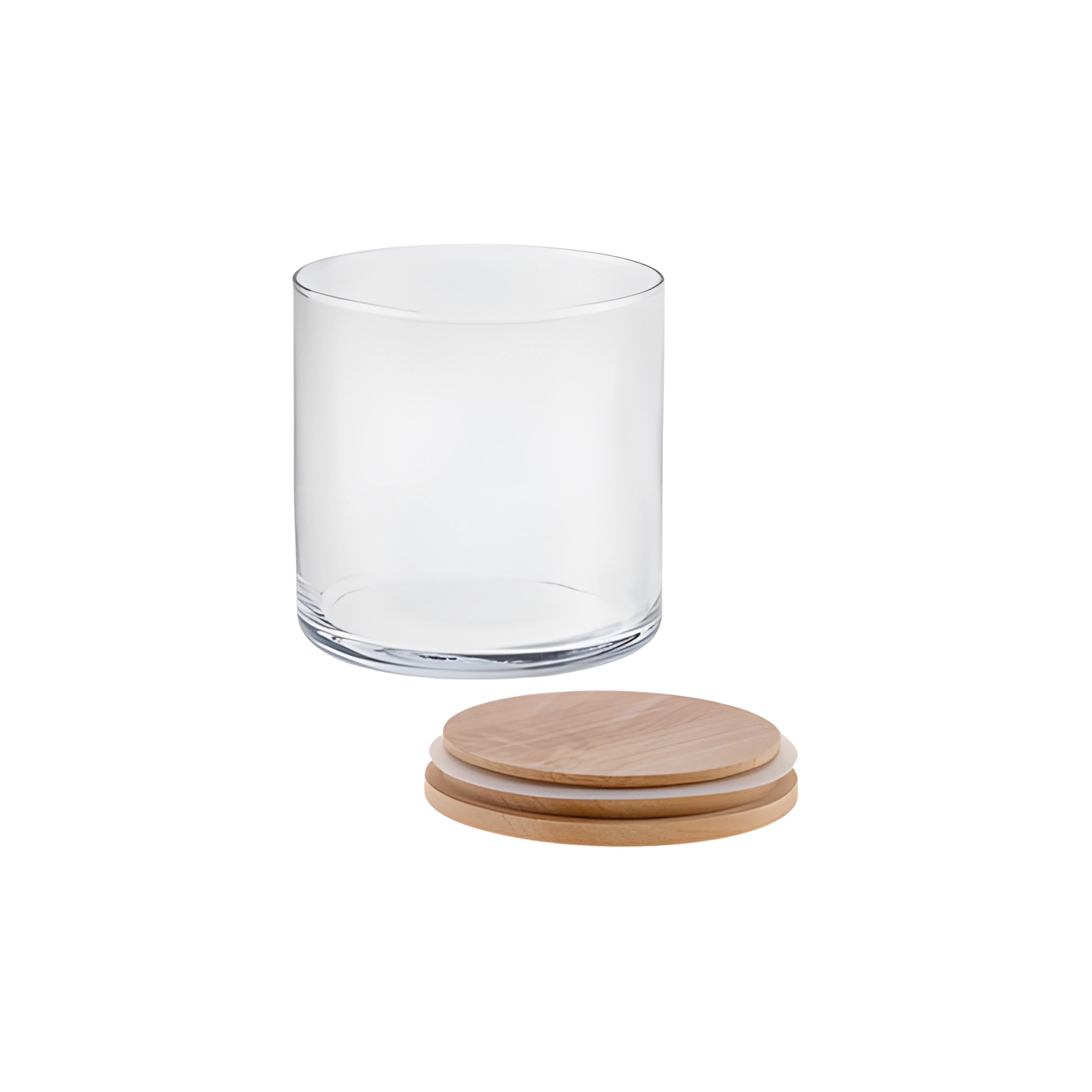 Vorratsglas Inga 530 ml, mit Holzdeckel