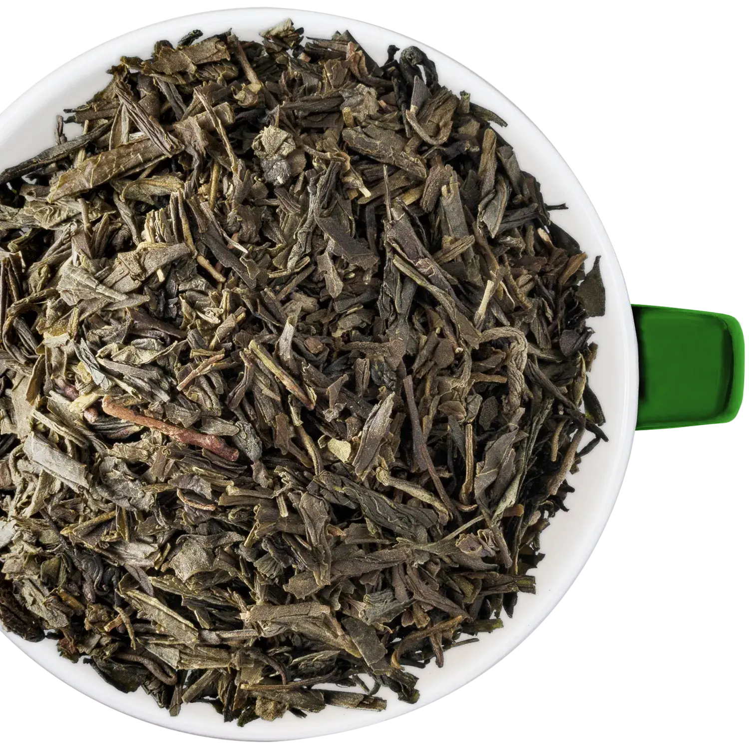 Loser China Sencha Earl Grey in einer Tasse