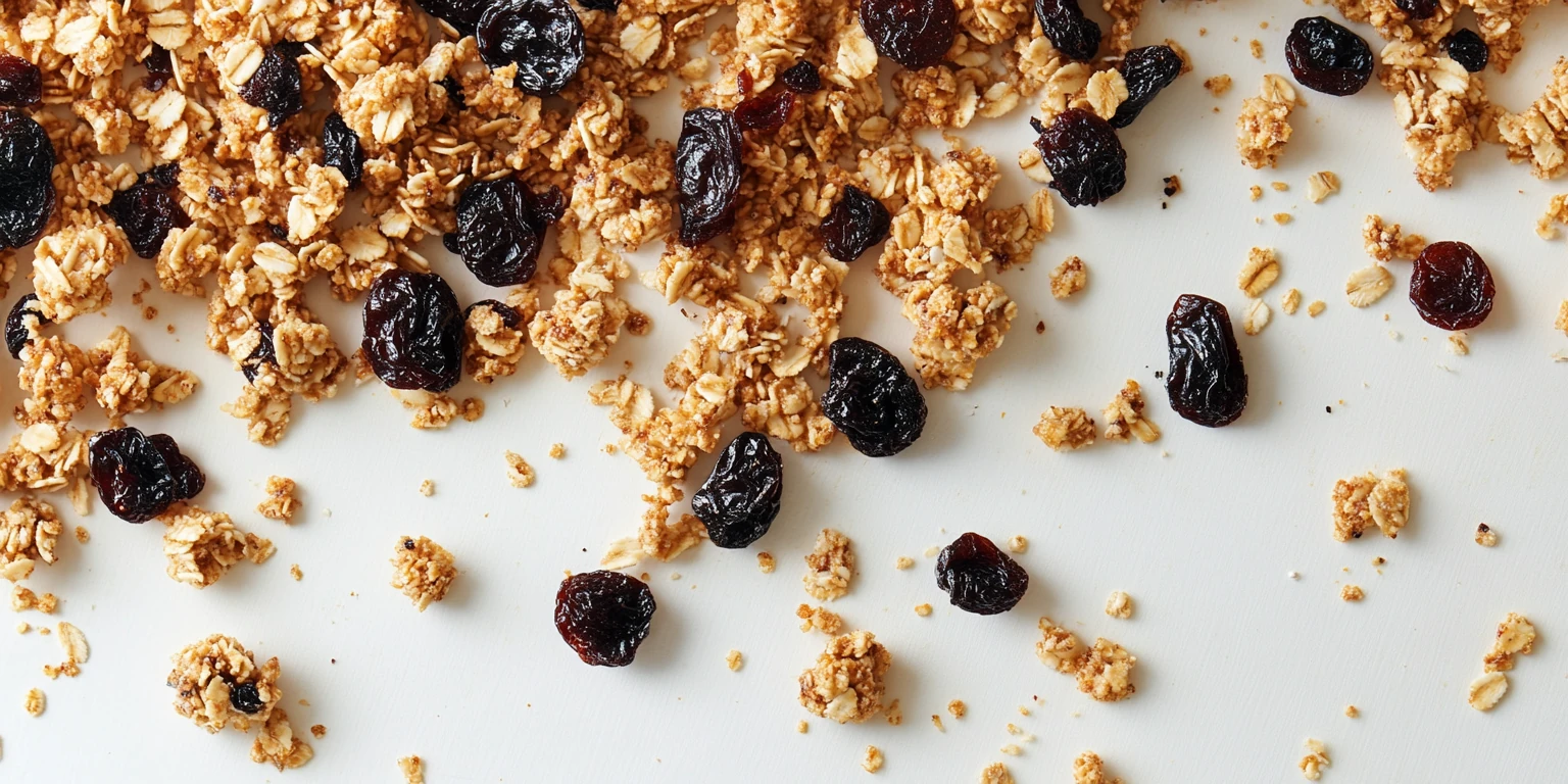 Granola mit getrockneten Sauerkirschen