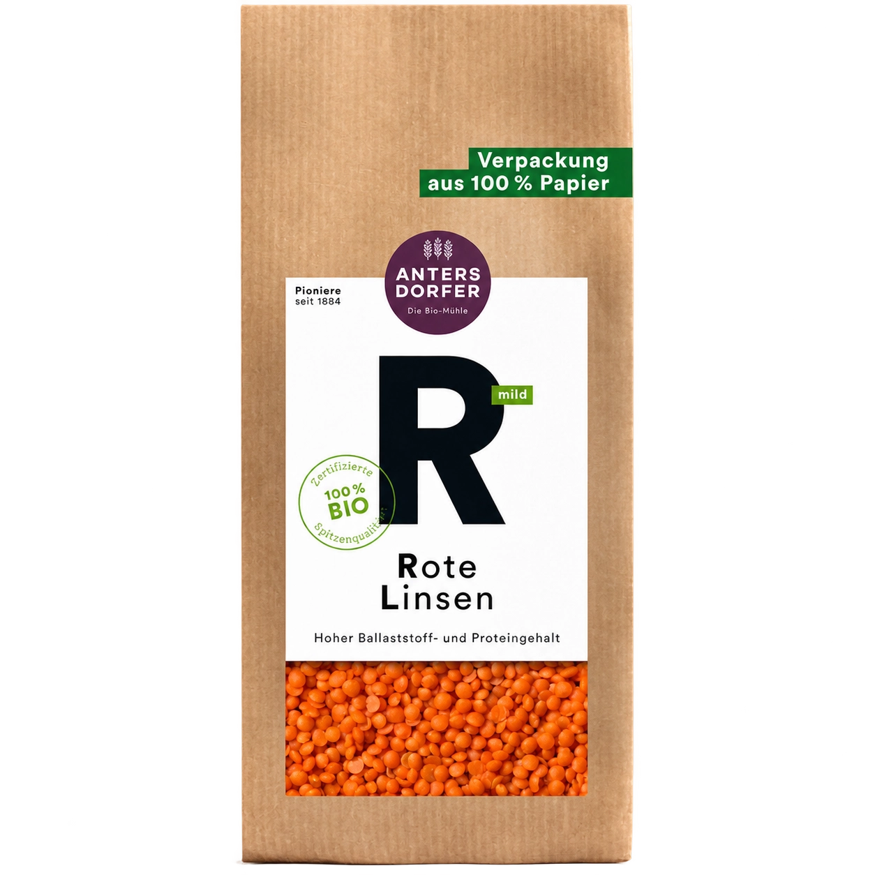 Rote Linsen BIO
