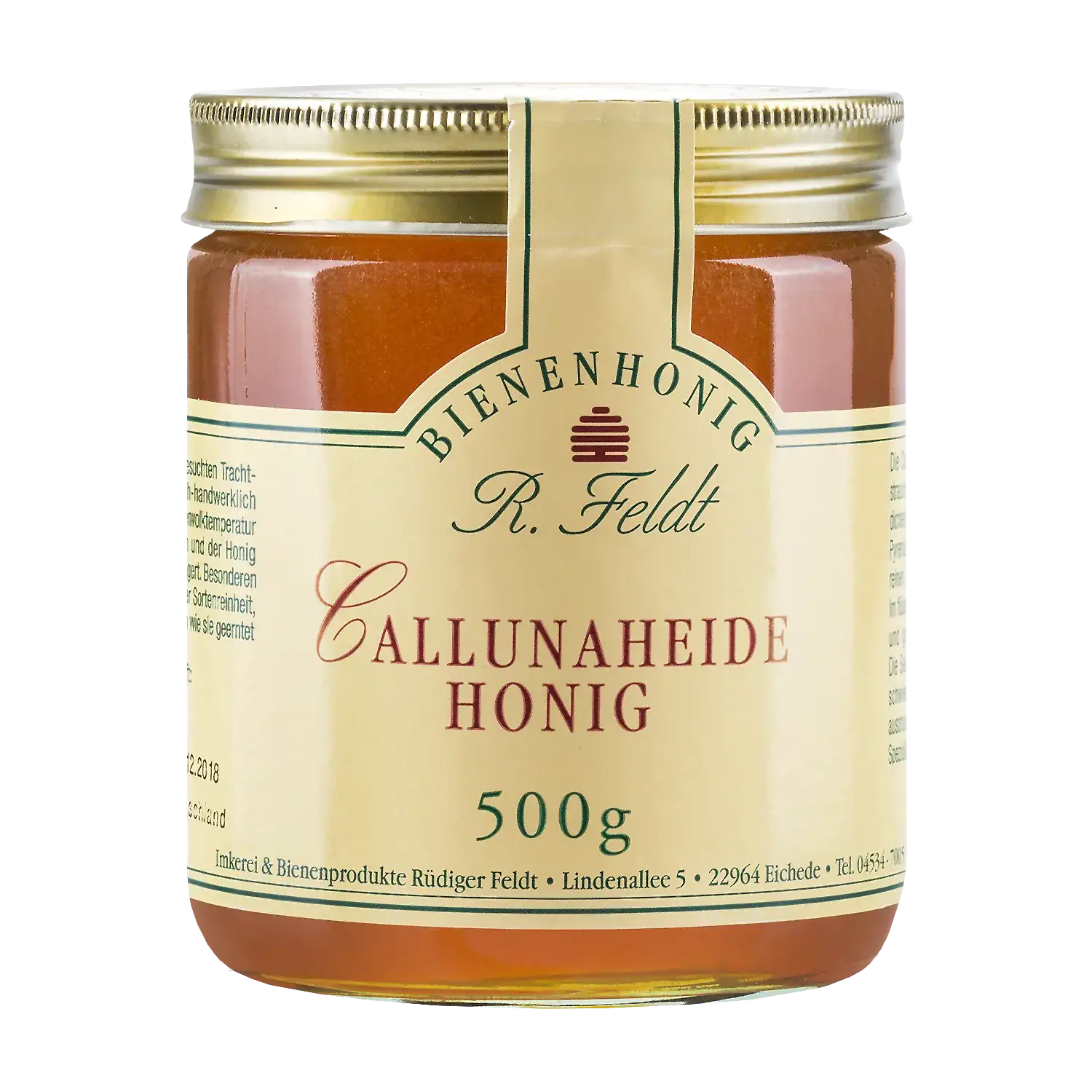Callunaheidehonig Callunaheidehonig im Glas