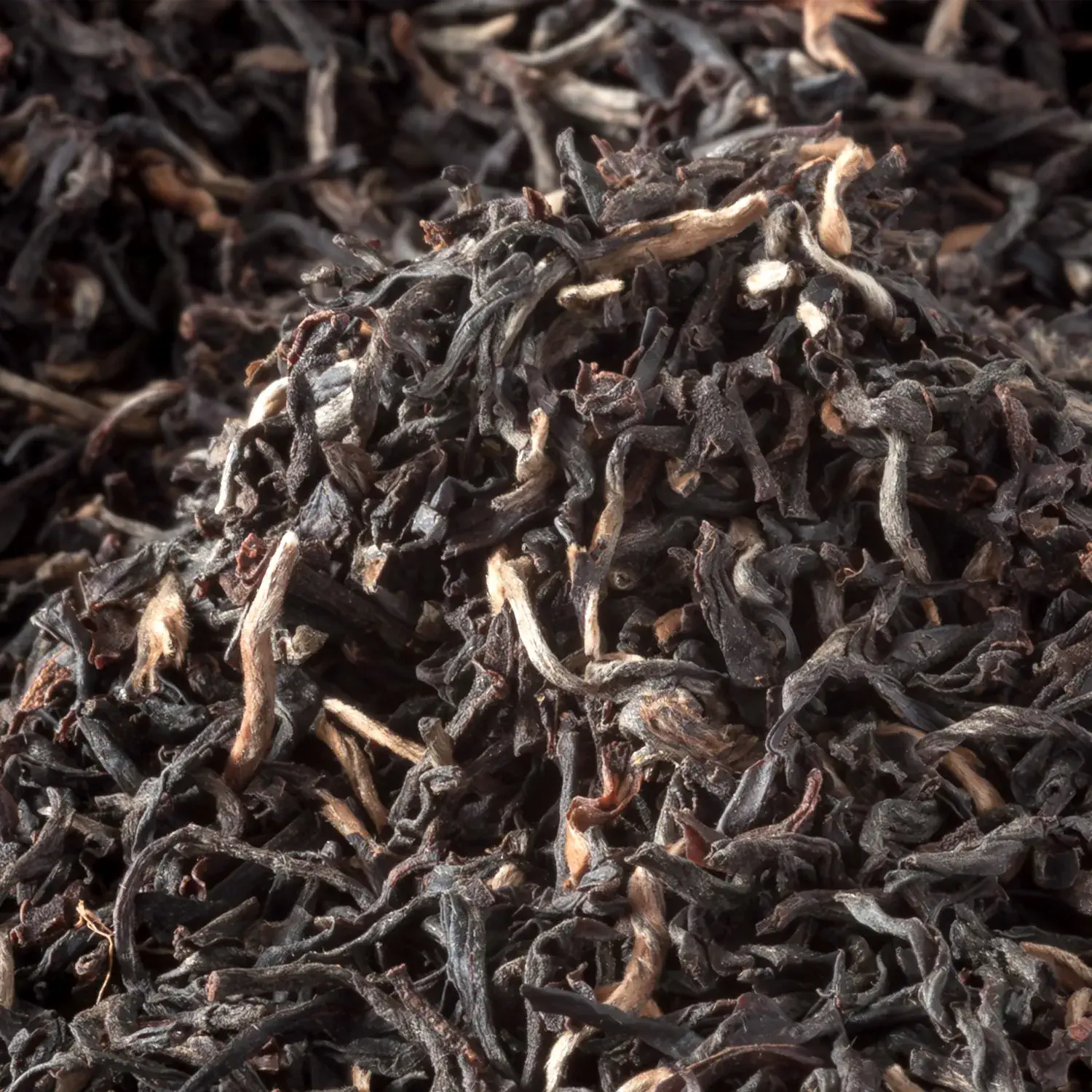 Nahaufnahme von Assam Rani Bio-Schwarztee