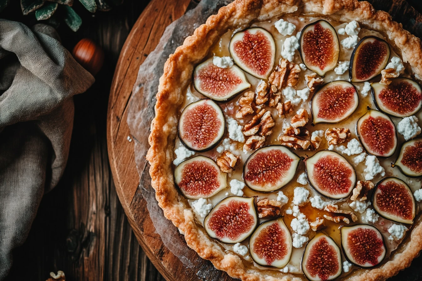 Feigentarte mit Ziegenkäse Feigentarte mit Ziegenkäse