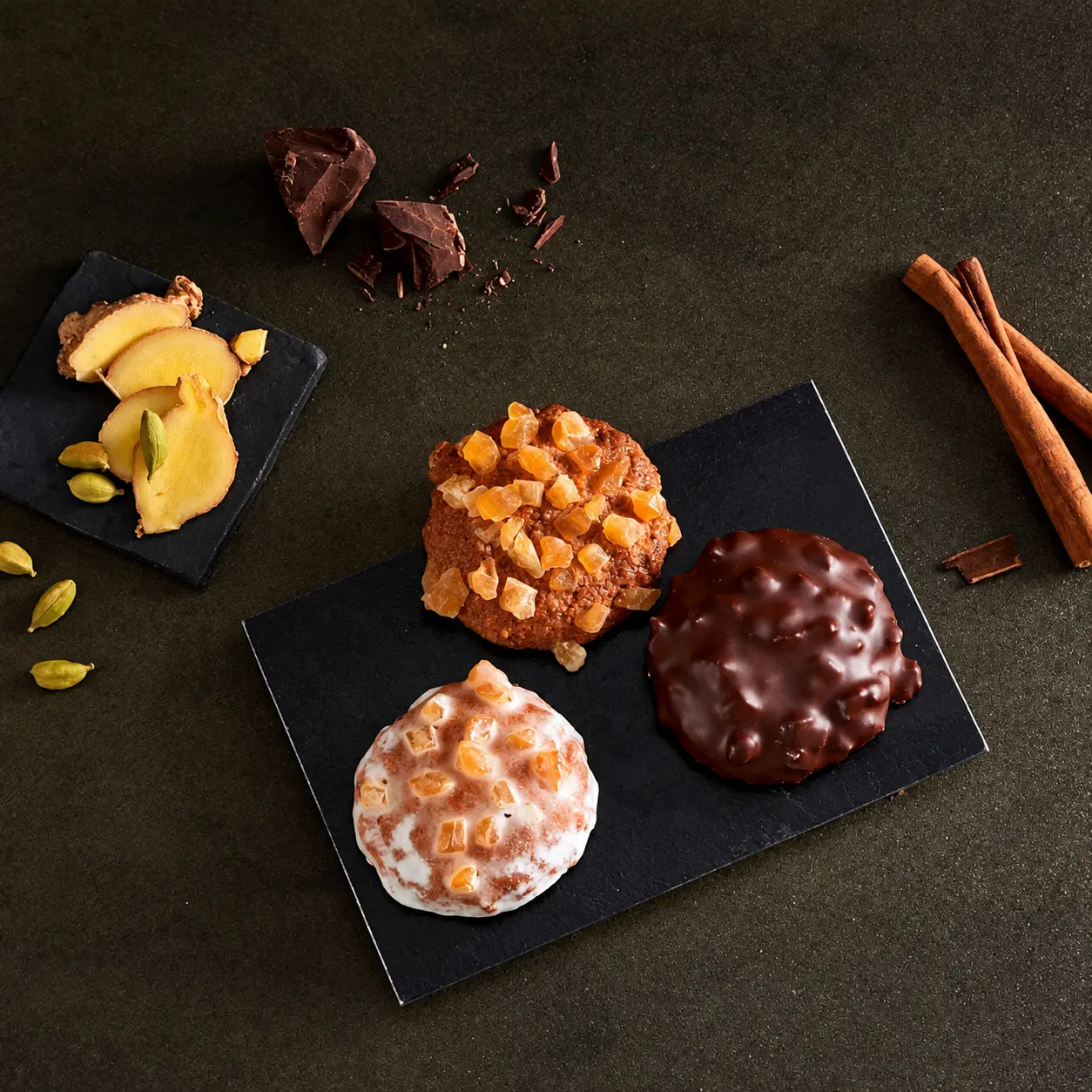 Elisenlebkuchen Mini mit Ingwer, sortiert, 3 Stk., 75g