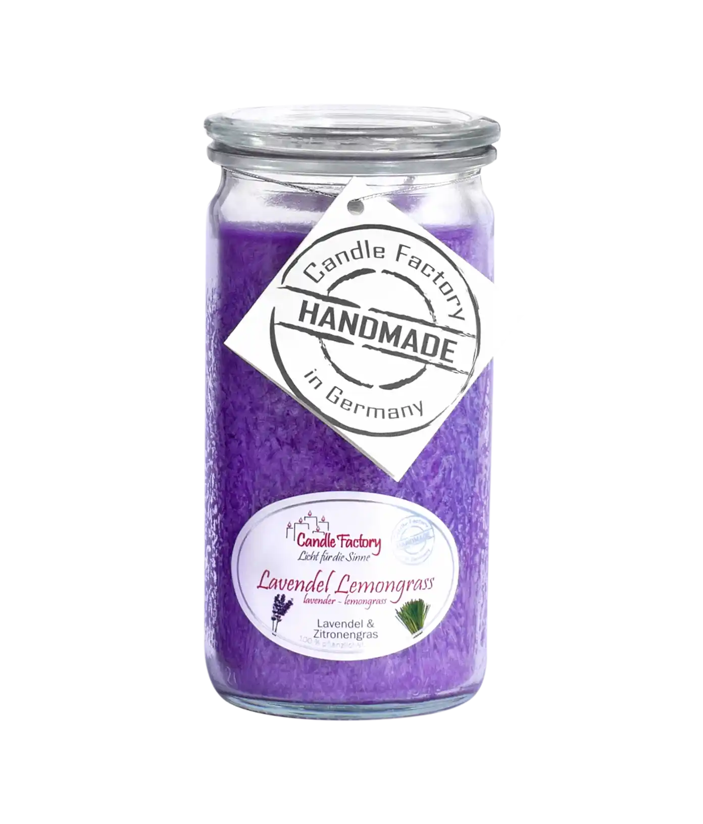 Spendenkerze Lavendel-Lemongras