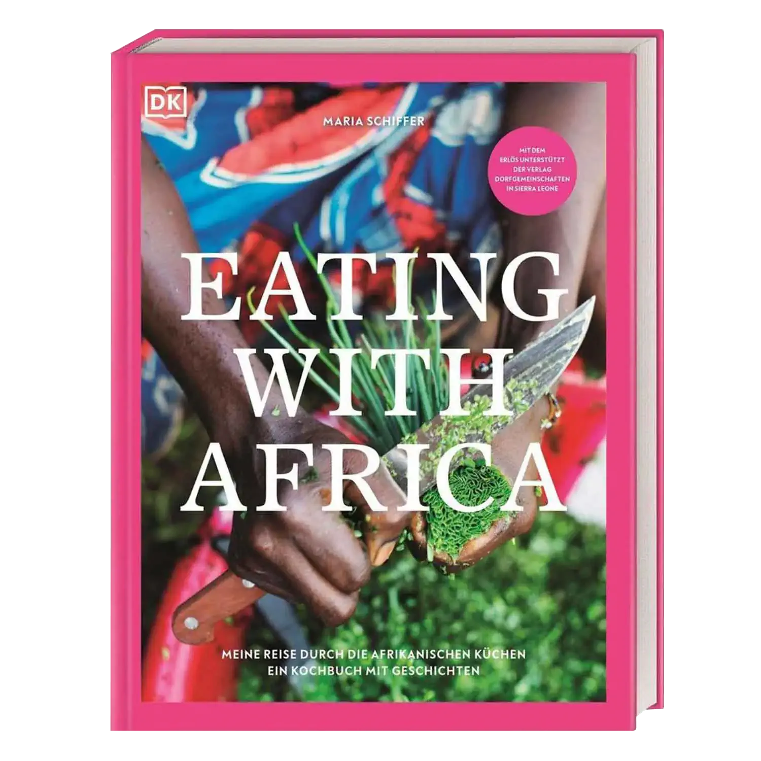 Ansicht des Kochbuchs „Eating with Africa“ von Maria Schiffer