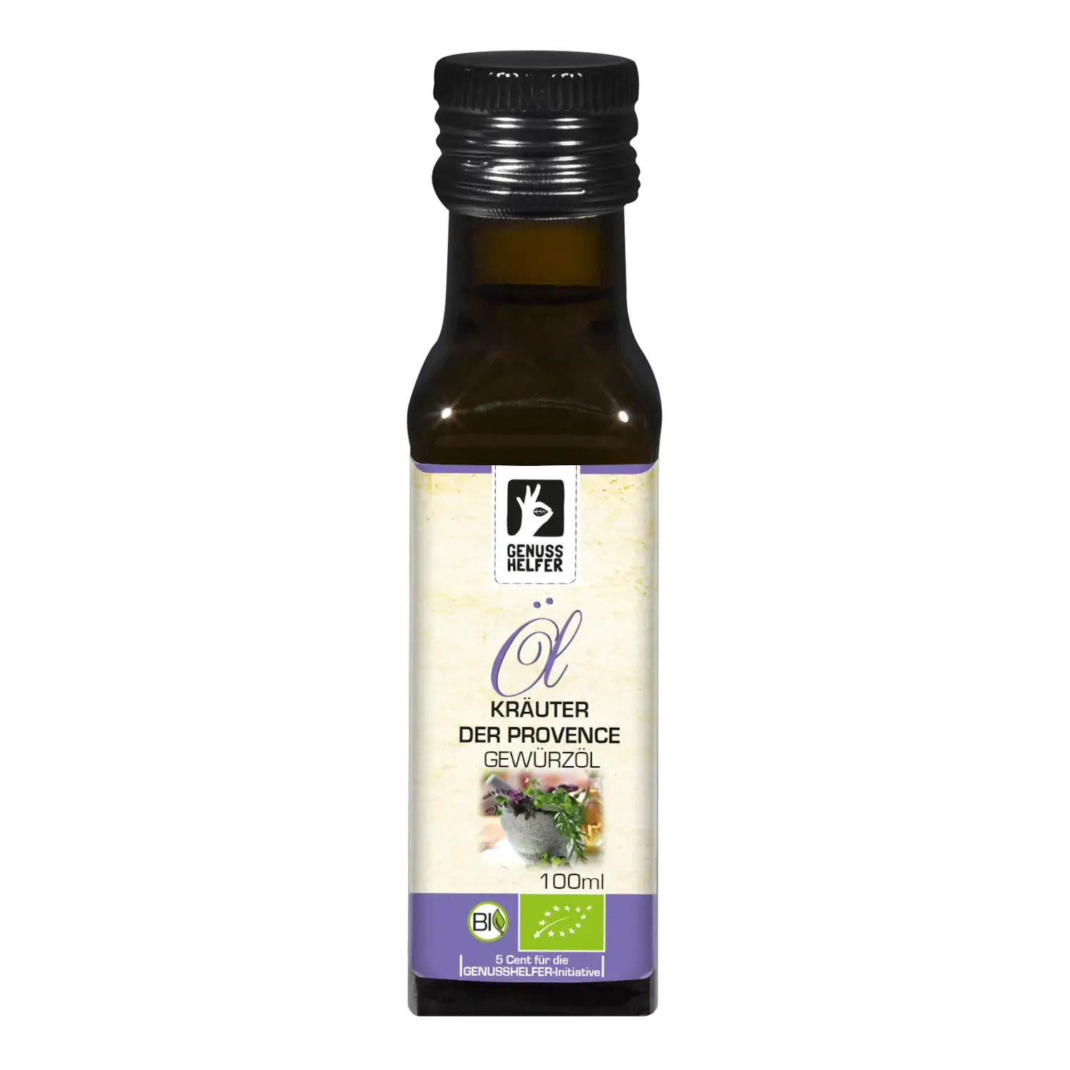 Kräuter der Provence Gewürzöl BIO, kaltgepresst Gewürzöl „Kräuter der Provence“ in einer 100-ml-Flasche