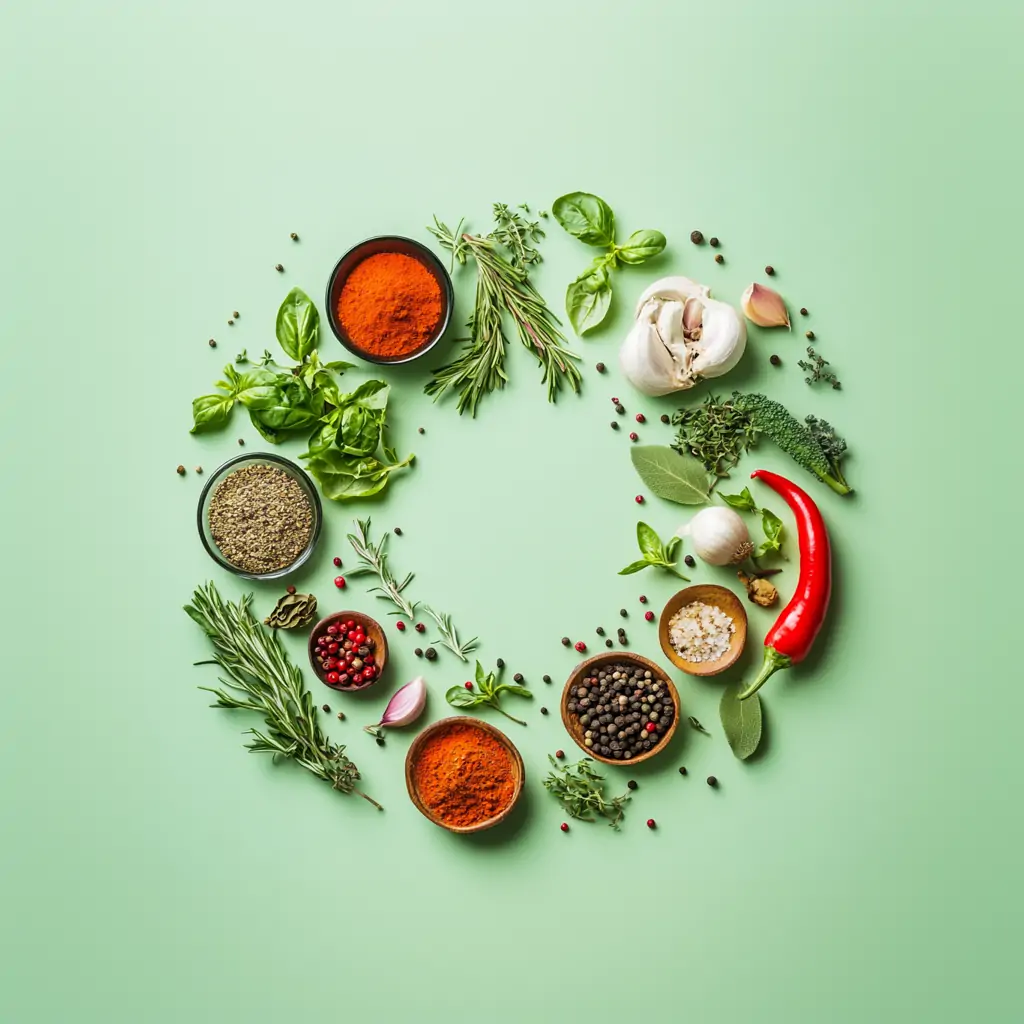 Vegetarische und vegane Gewürze