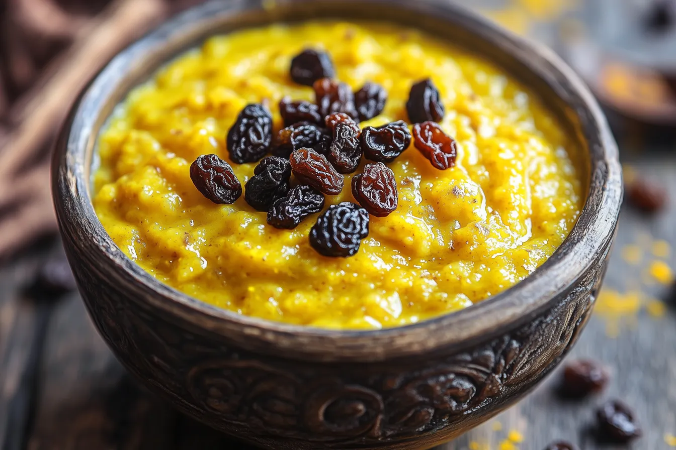 Ayurvedisches Kurkuma-Porridge Ayurvedisches Kurkuma-Porridge