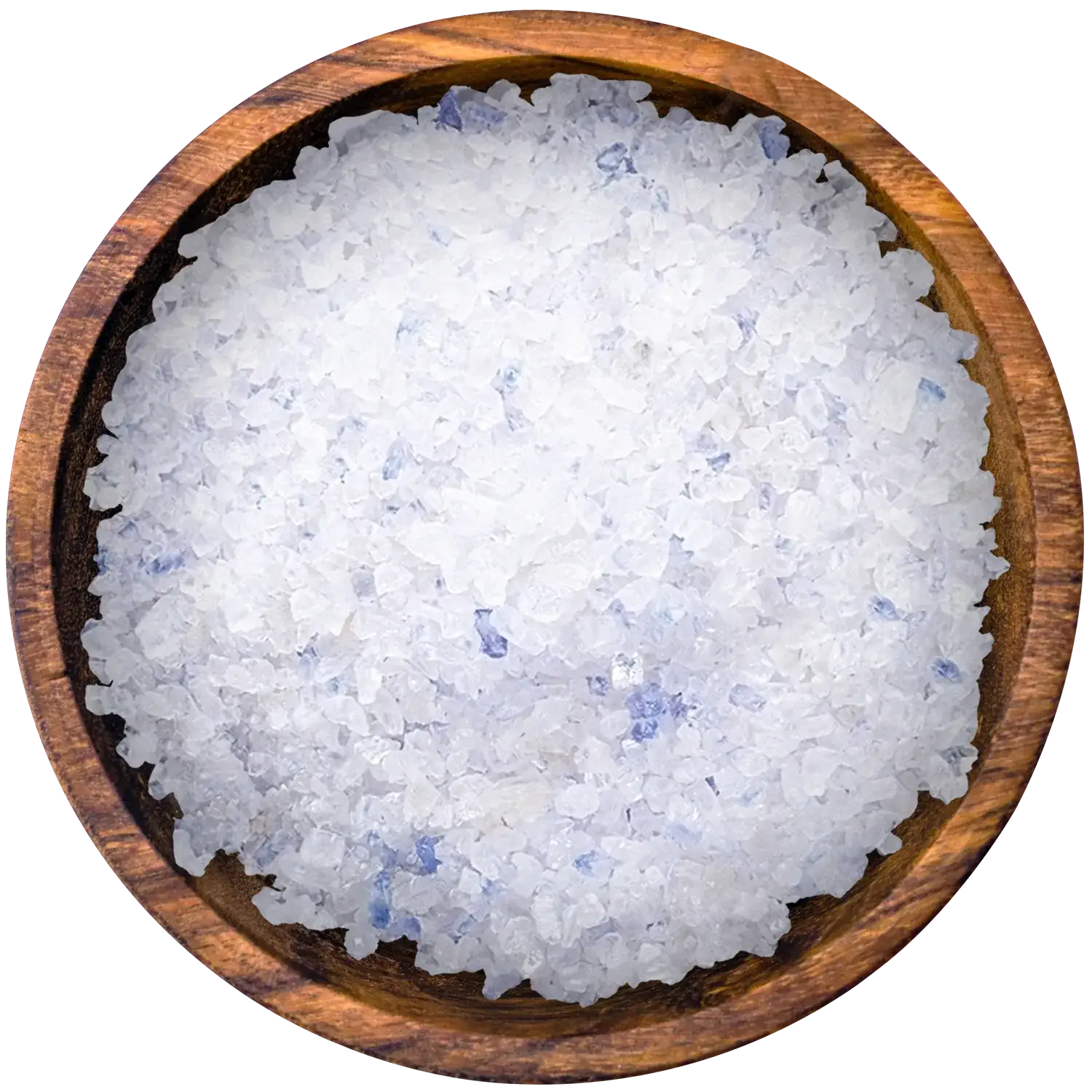 Persisches Blausalz, grob Vorderansicht eines Beutels mit grobem persischem Blausalz