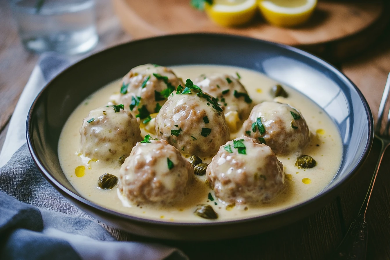 Königsberger Klopse Rezept | Mit Kapernsoße Königsberger Klopse Rezept | Mit Kapernsoße