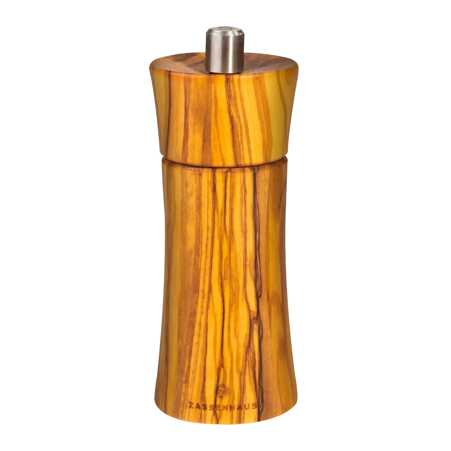 Zassenhaus Pfeffermühle Frankfurt, 14 cm, Olivenholz Pfeffermühle „Frankfurt“, 18 cm, von Zassenhaus, Olivenholz