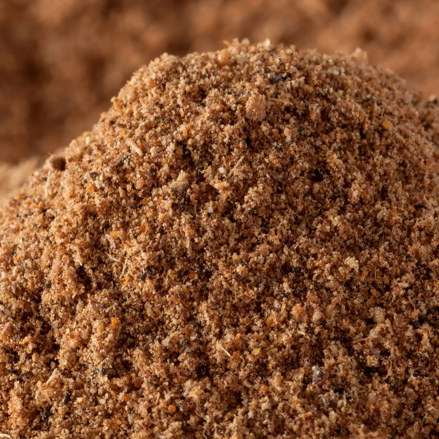 Detailansicht der gemahlenen afrikanischen Gewürzmischung Berbere