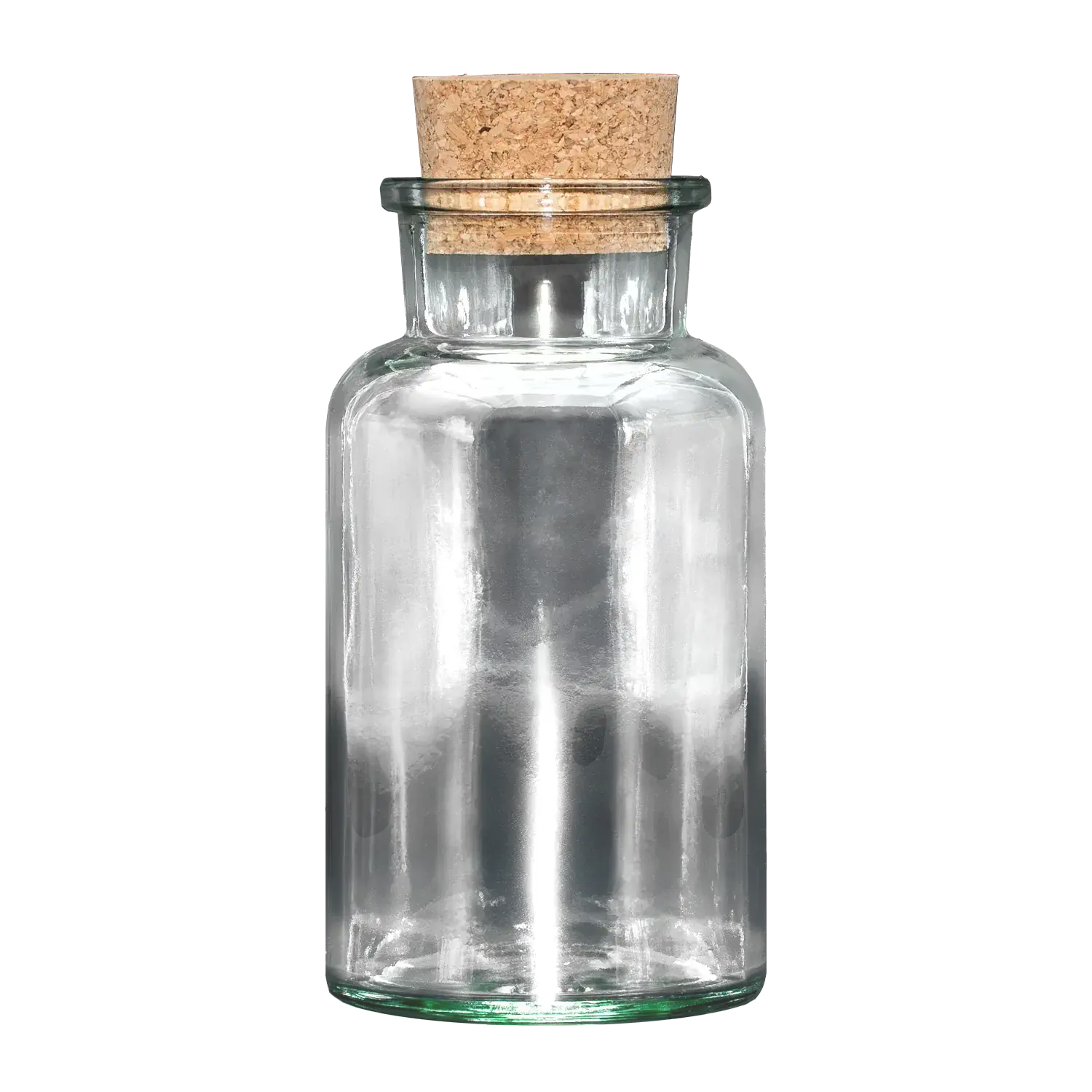 Gewürzglas, Korkglas, rund, 300ml, 132 x 71 mm Rundes Korkglas für Gewürze, 300 ml (132 × 71 mm)