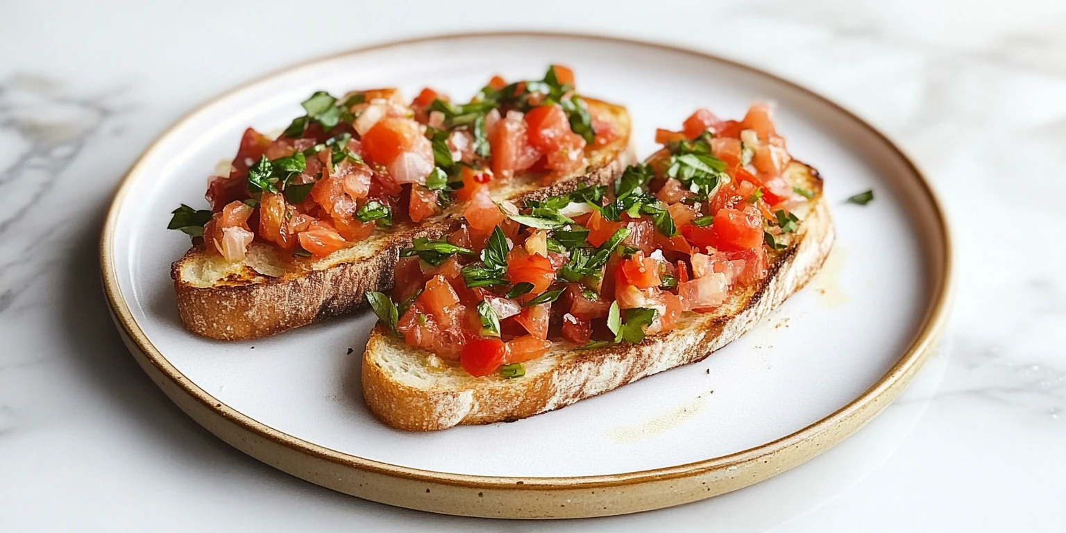 Bruschetta mit aromatischer Gewürzmischung grob gewürzt