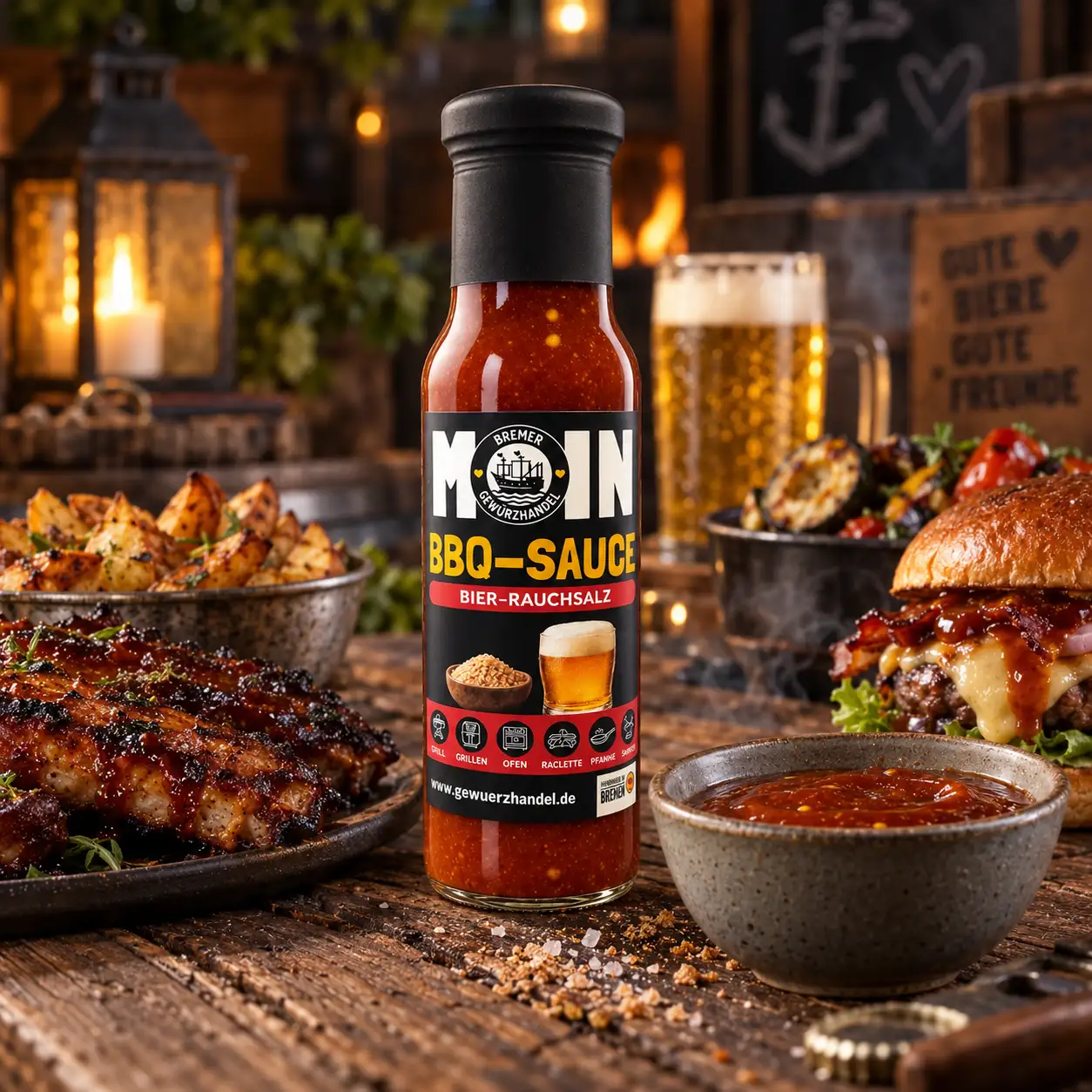 BBQ Sauce Bier & Rauchsalz