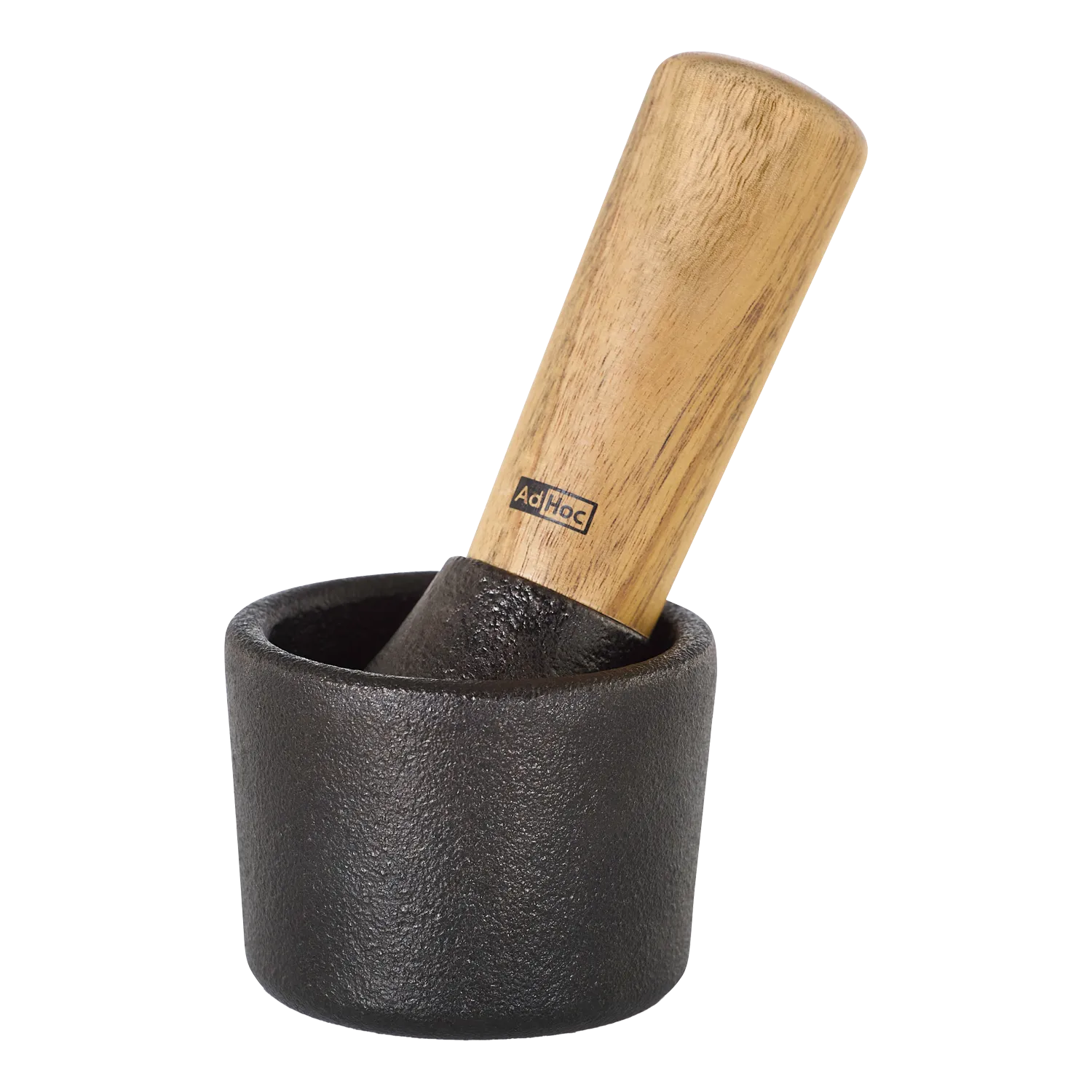 AdHoc Reibmörser Camo.7, 6,5 cm, Gusseisen/Akazienholz