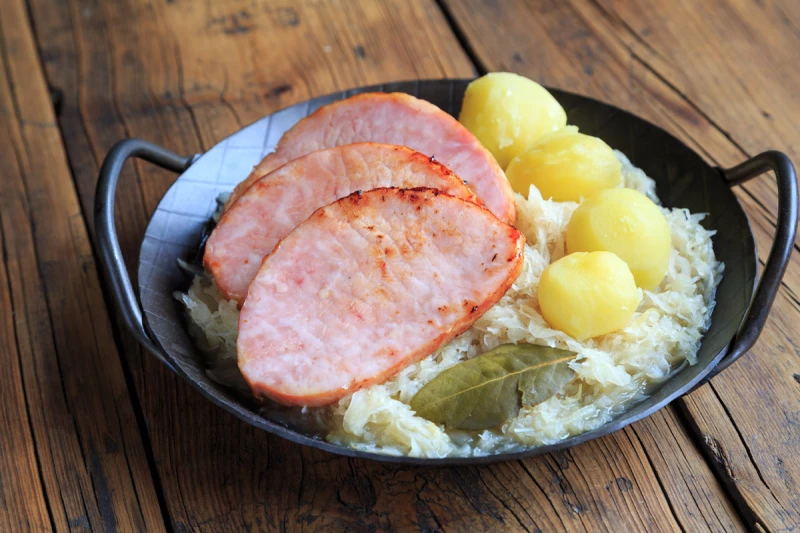 Kassler mit Sauerkraut Kassler mit Sauerkraut