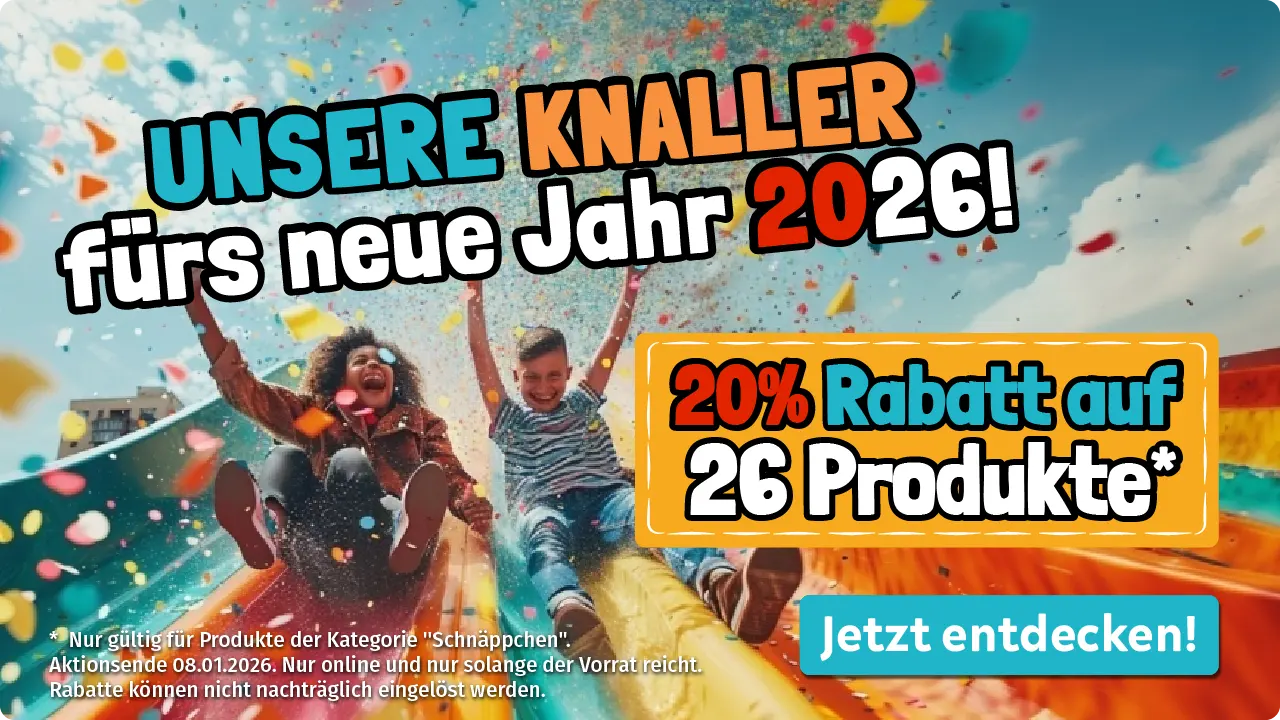 Aktionsbox 20 % auf 26 Produkte Neujahr 2026