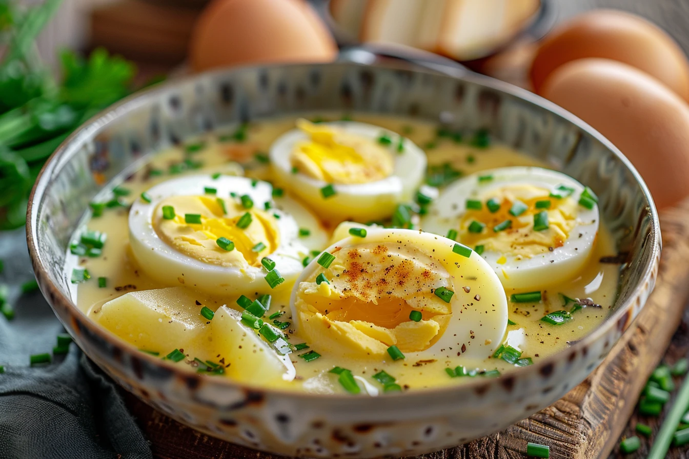 Senfeier Rezept | Eier in Senfsoße Senfeier Rezept | Eier in Senfsoße