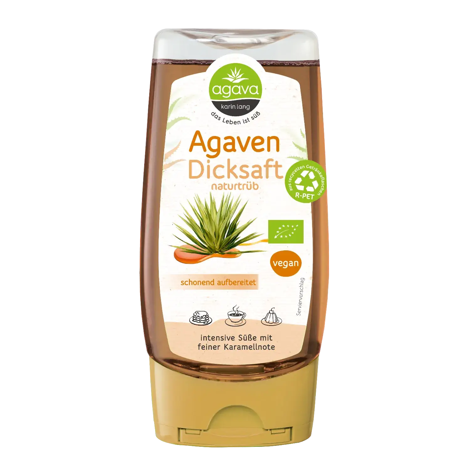 Agavendicksaft naturtrüb BIO Flasche mit naturtrübem Bio-Agavendicksaft