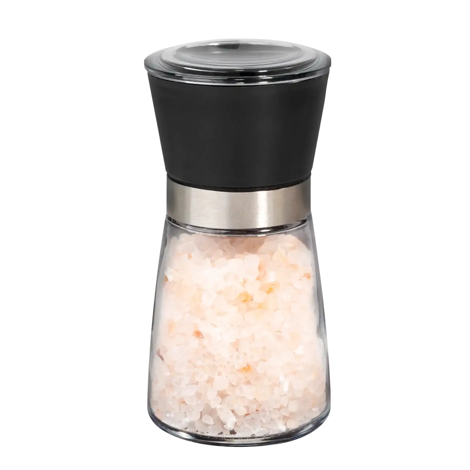 Allrounder Gewürzmühle 13,5 cm, schwarz Gewürzmühle „Allrounder“ mit Glasbehälter, 13 cm