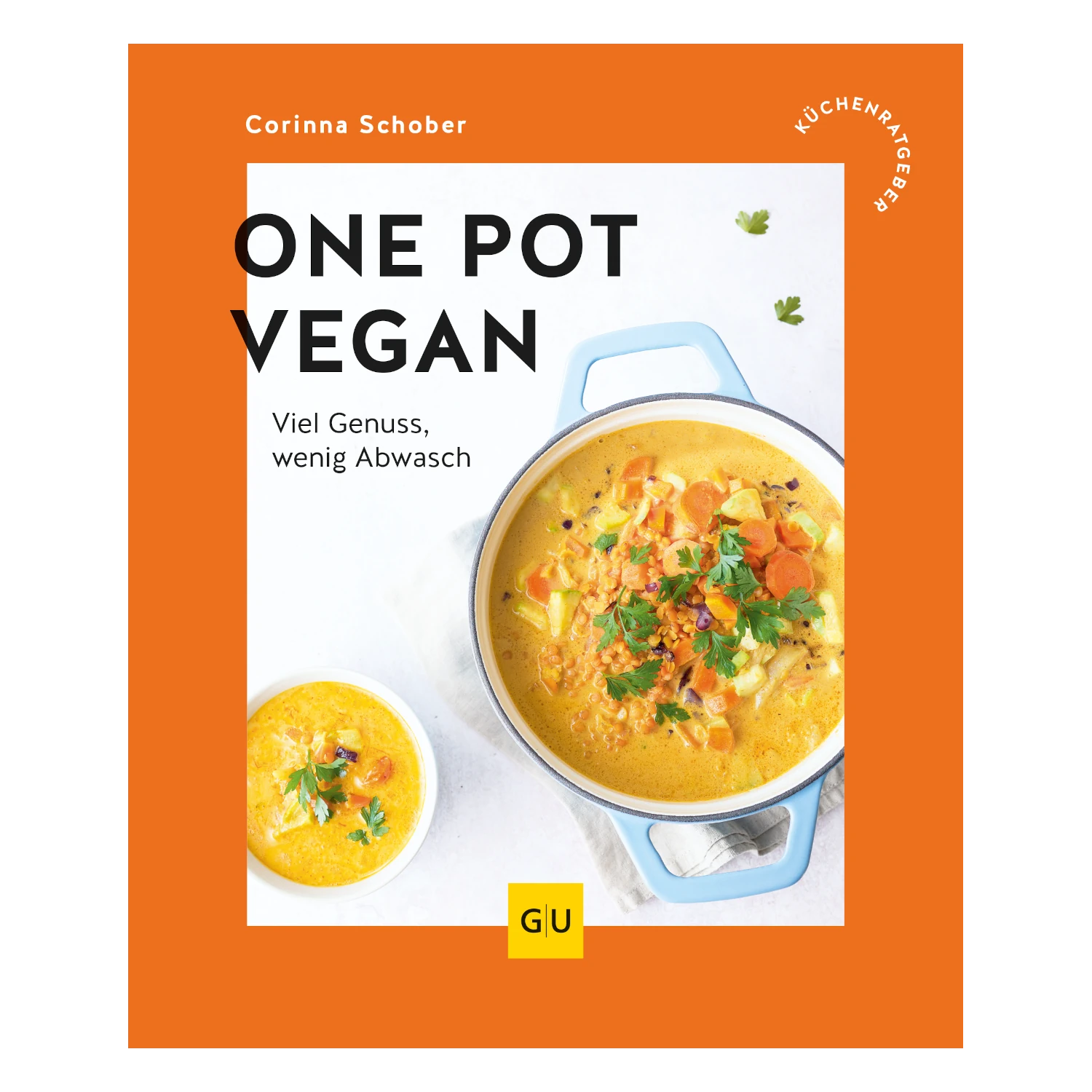Ansicht des Kochbuchs „Vegane One-Pot Meals“ von Corinna Schober