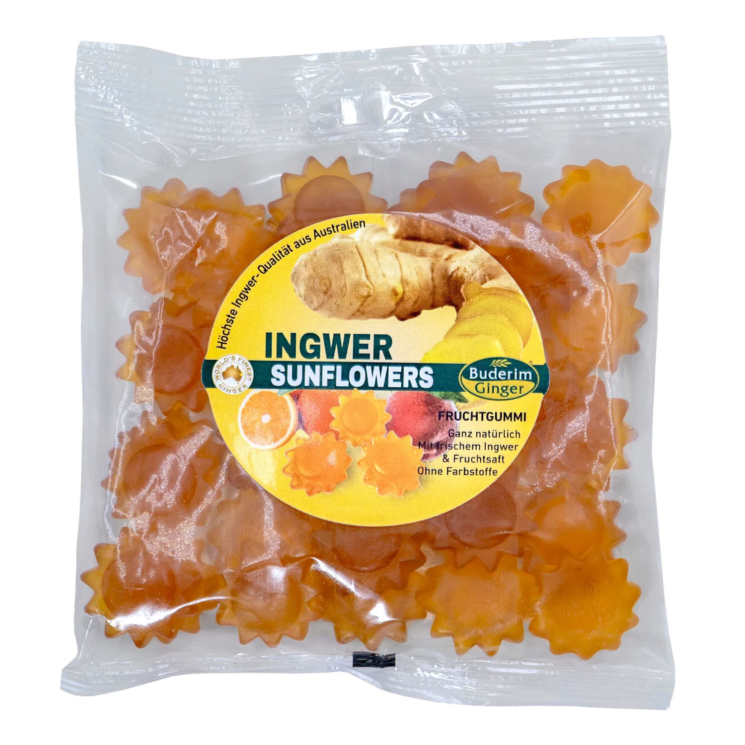 Ginger Sunflowers, Ingwer-Fruchtgummi
